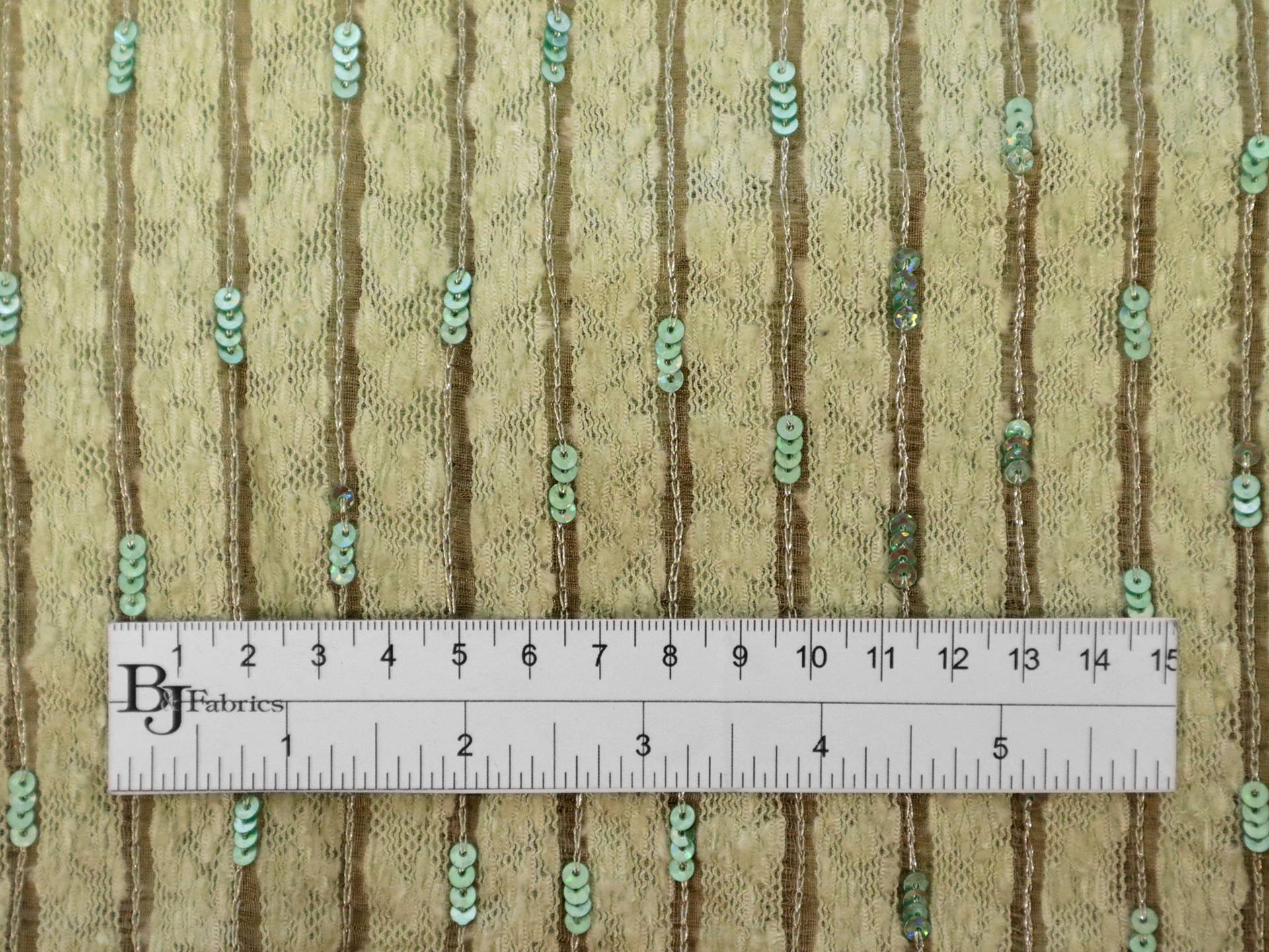 Sequined Silk and Rayon Chenille in Seafoam