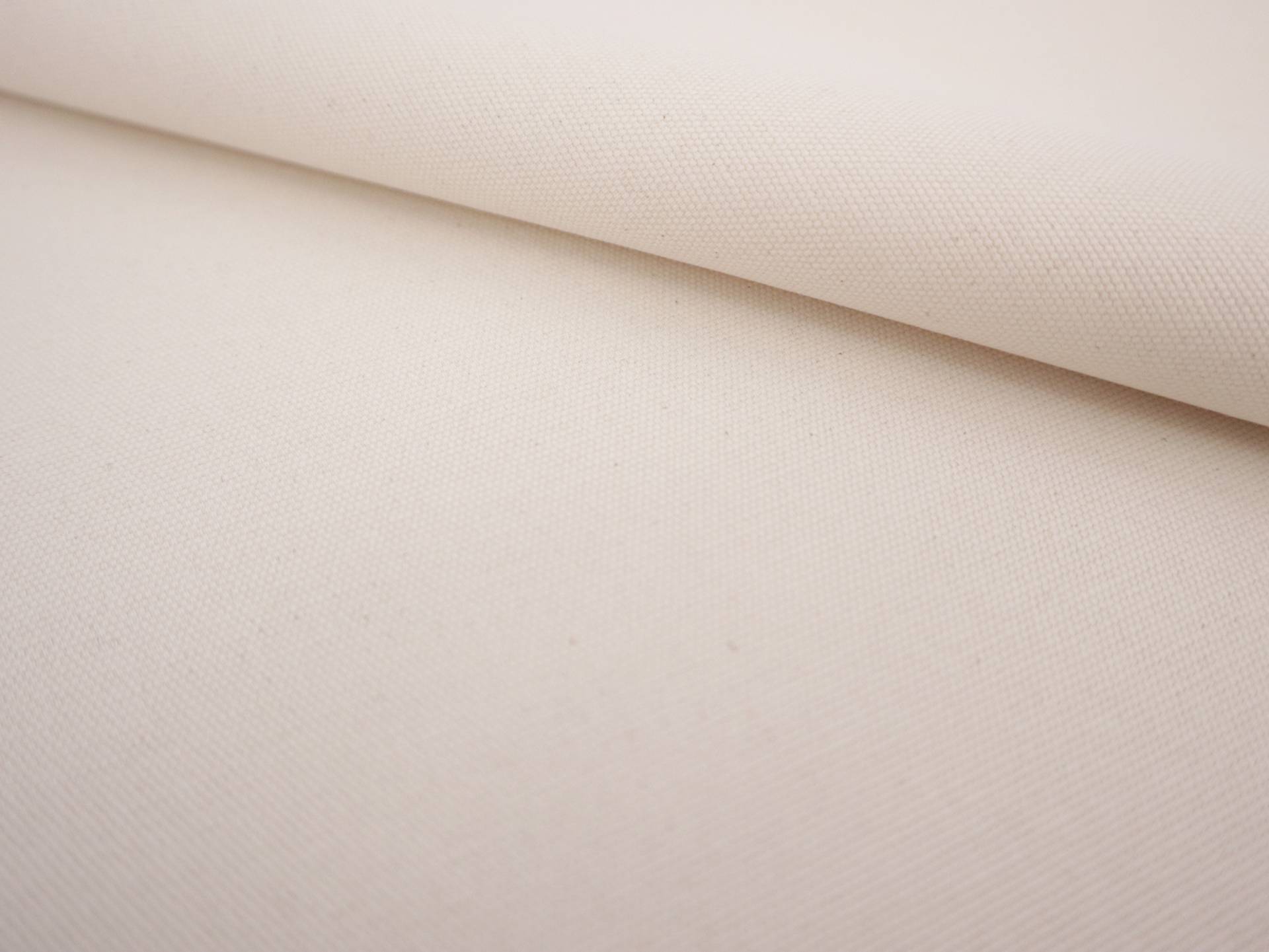 8.5 oz Cotton Brushed Canvas in Natural