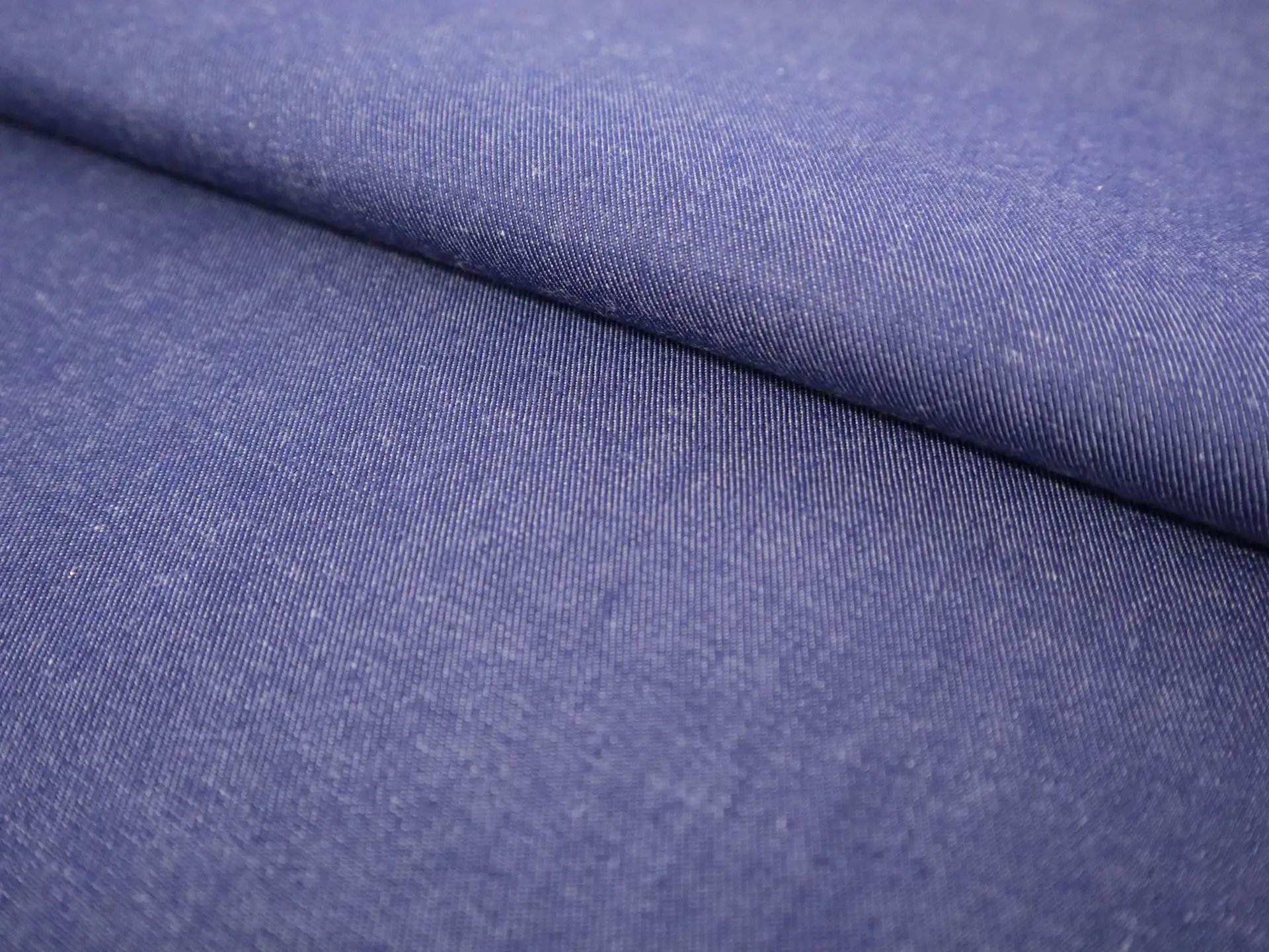 Recycled Poly & Cotton Denim in Indigo