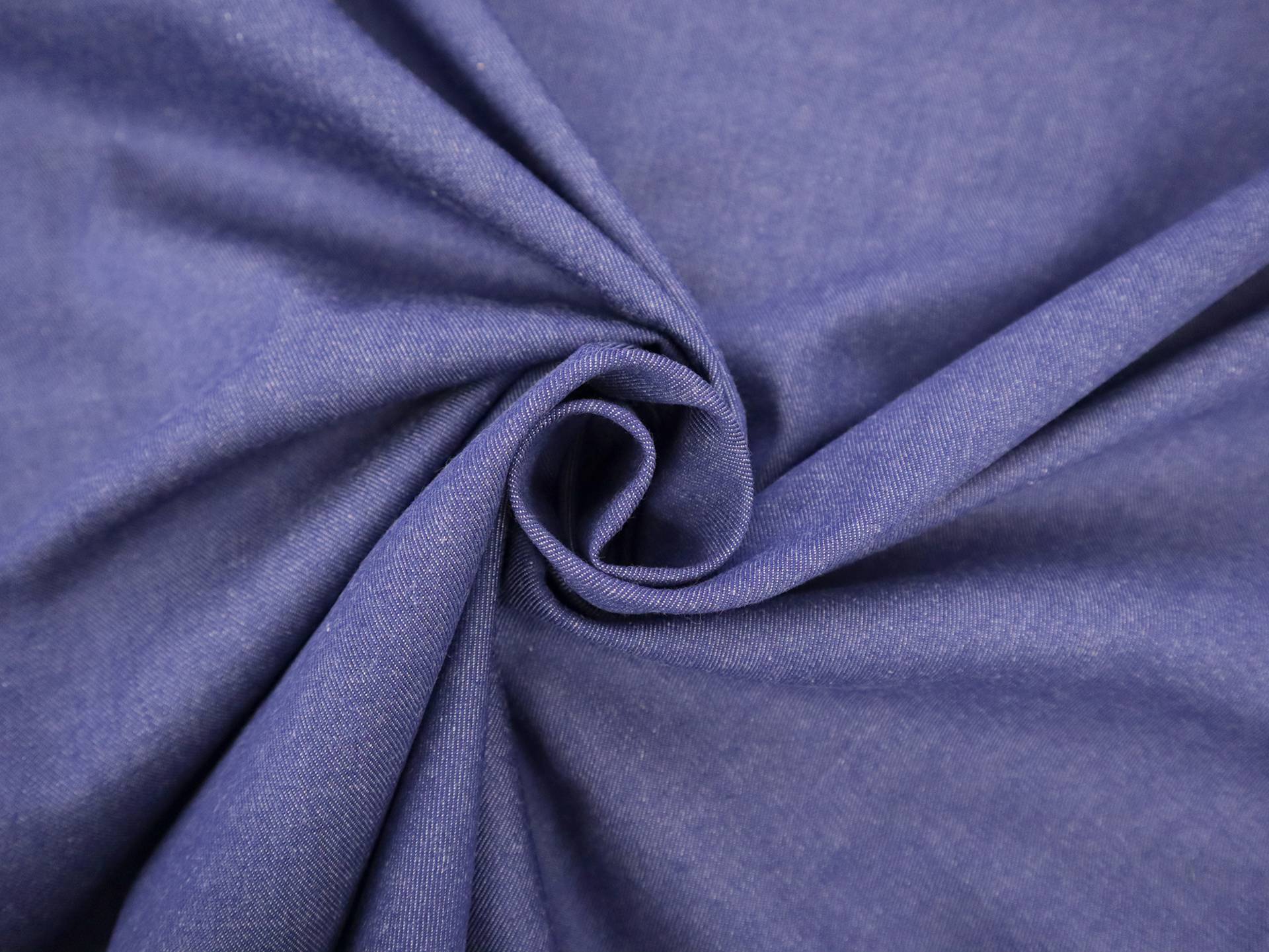 Recycled Poly & Cotton Denim in Indigo