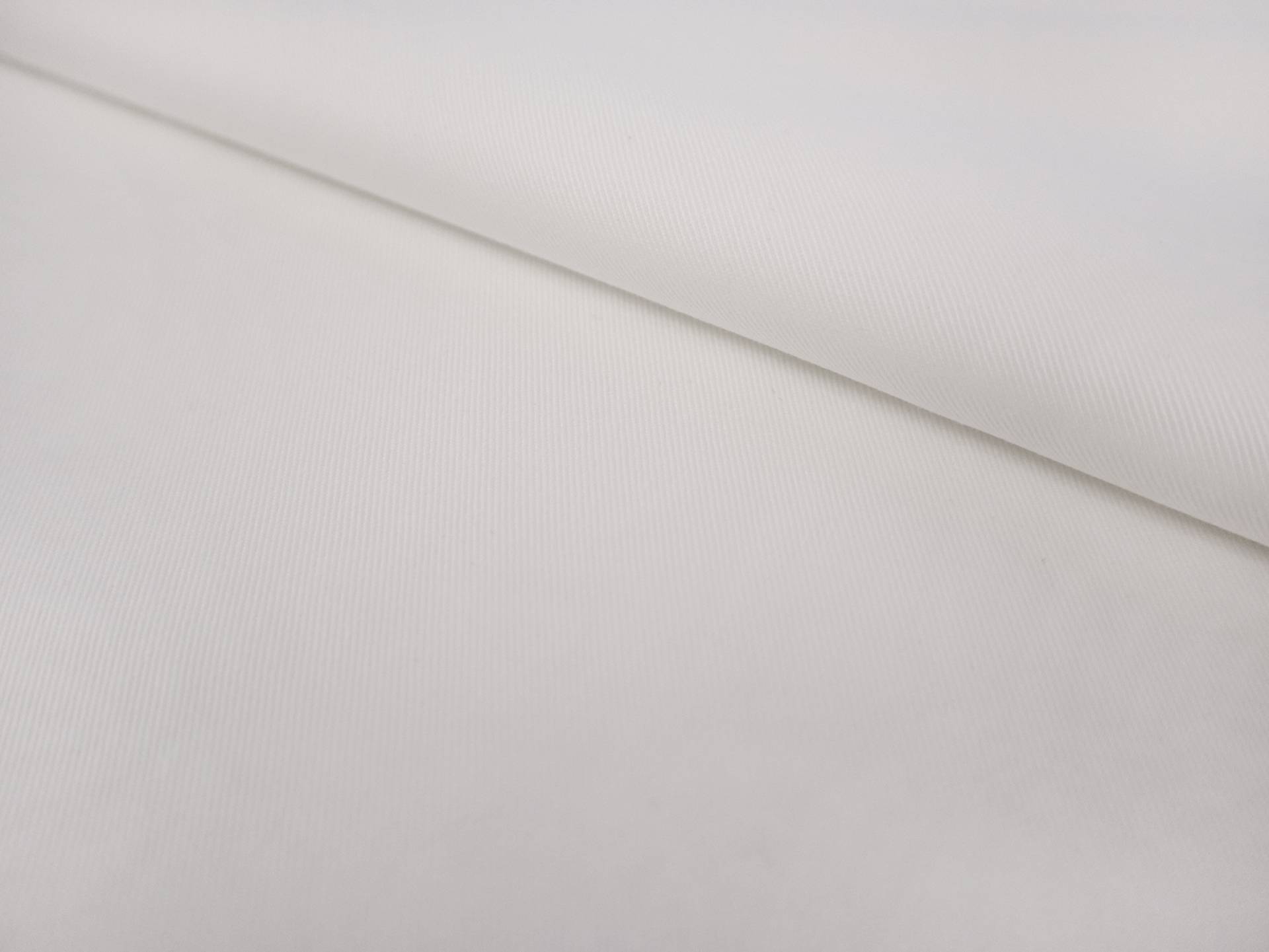 Japanese Recycled Poly Cotton Denim in White