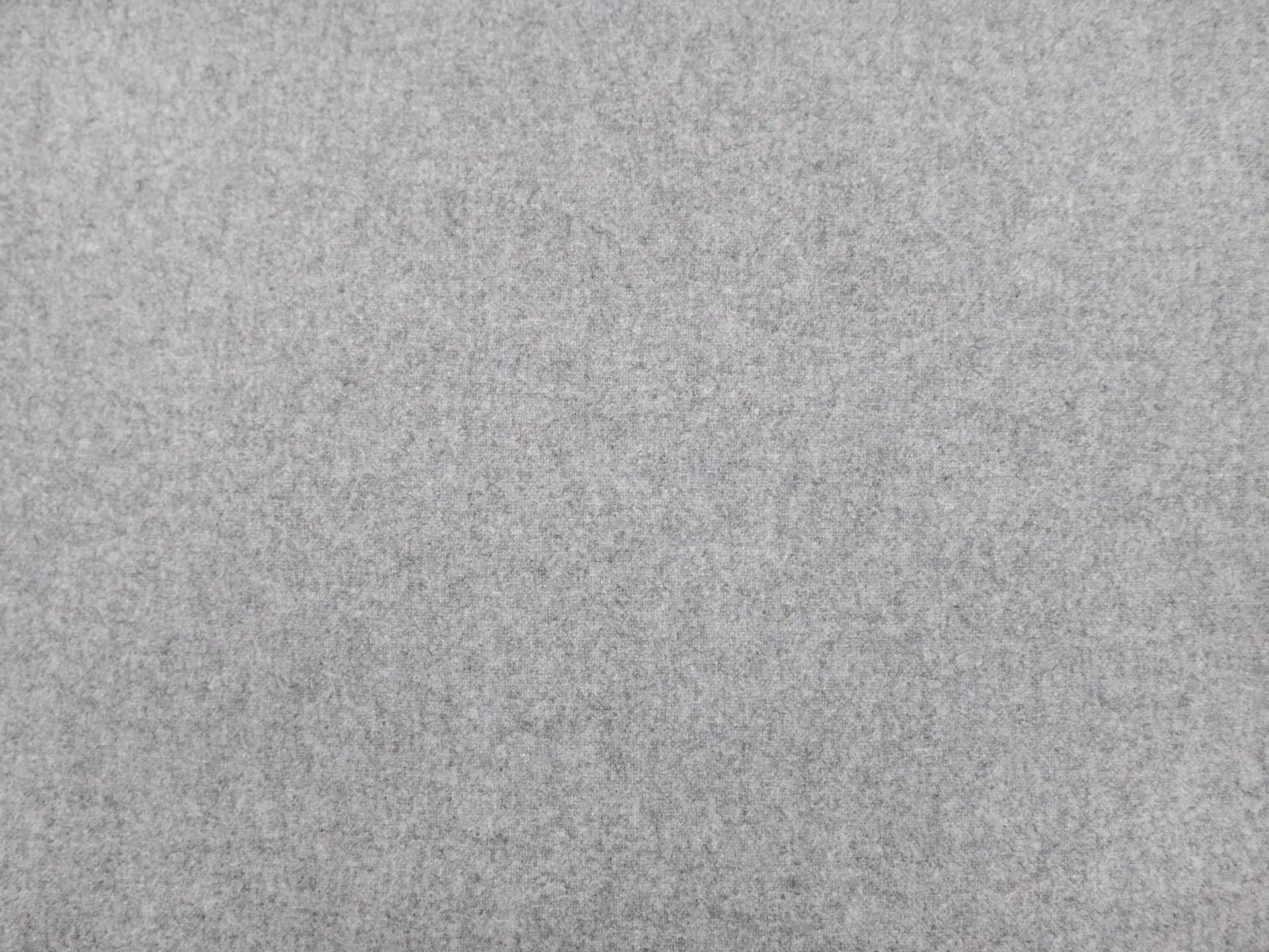 Italian Wool Melton in Light Grey
