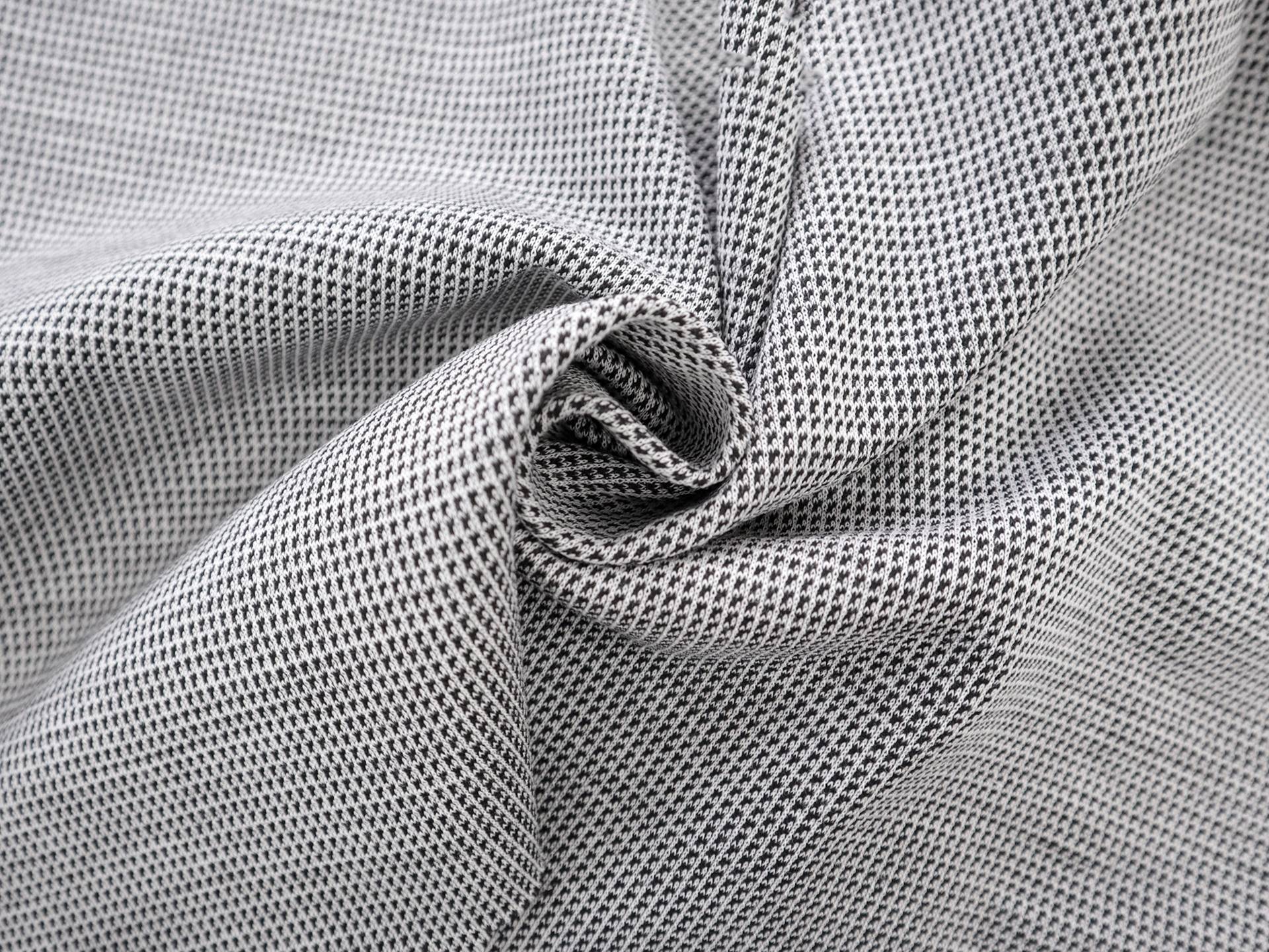 Cotton & Wool Novelty Knit in Salt and Pepper