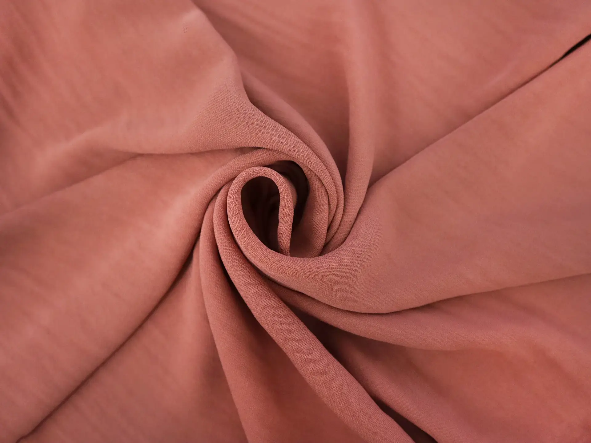 Polyester Georgette in Mahogany