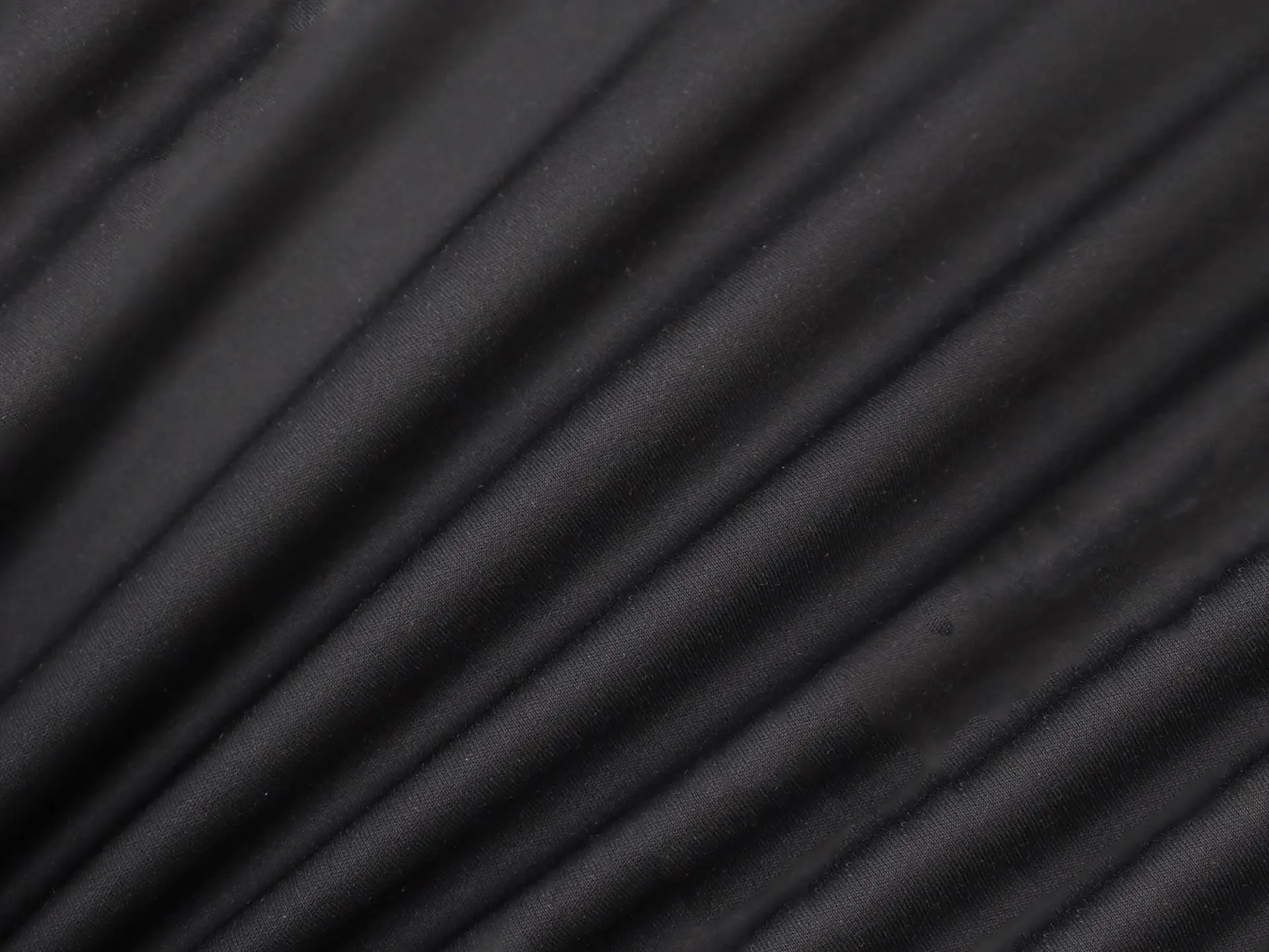 Polyester Knit Lining in Black