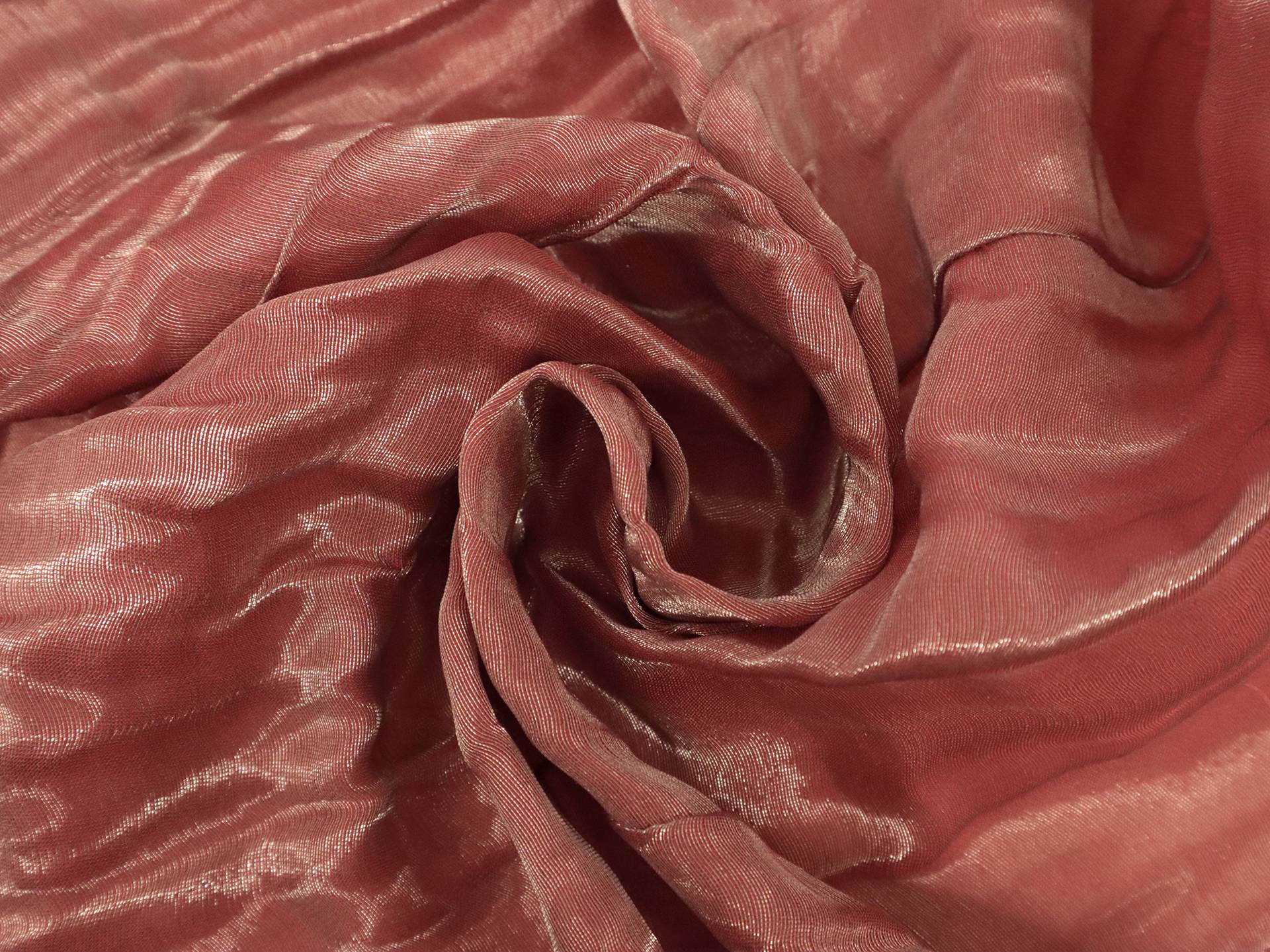 Silk Metallic Matelassé in Old Rose