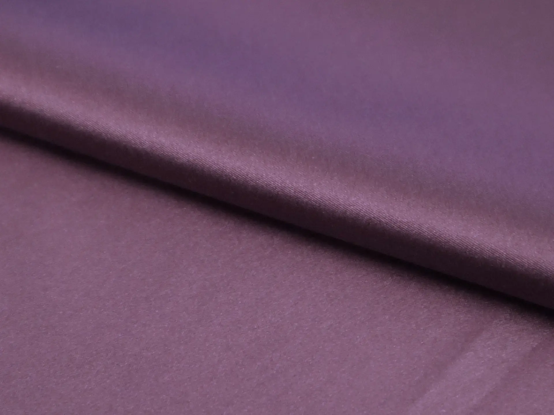 Lacquered Silk and Lycra Charmeuse in Purple