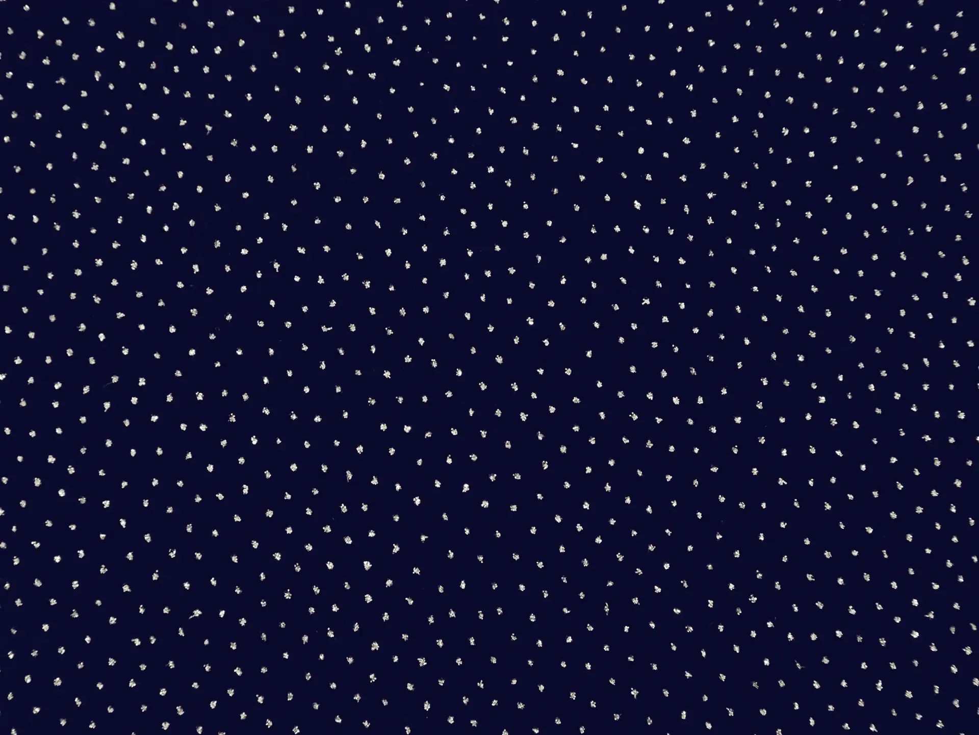 Novelty Glitter Dot Velvet in Navy
