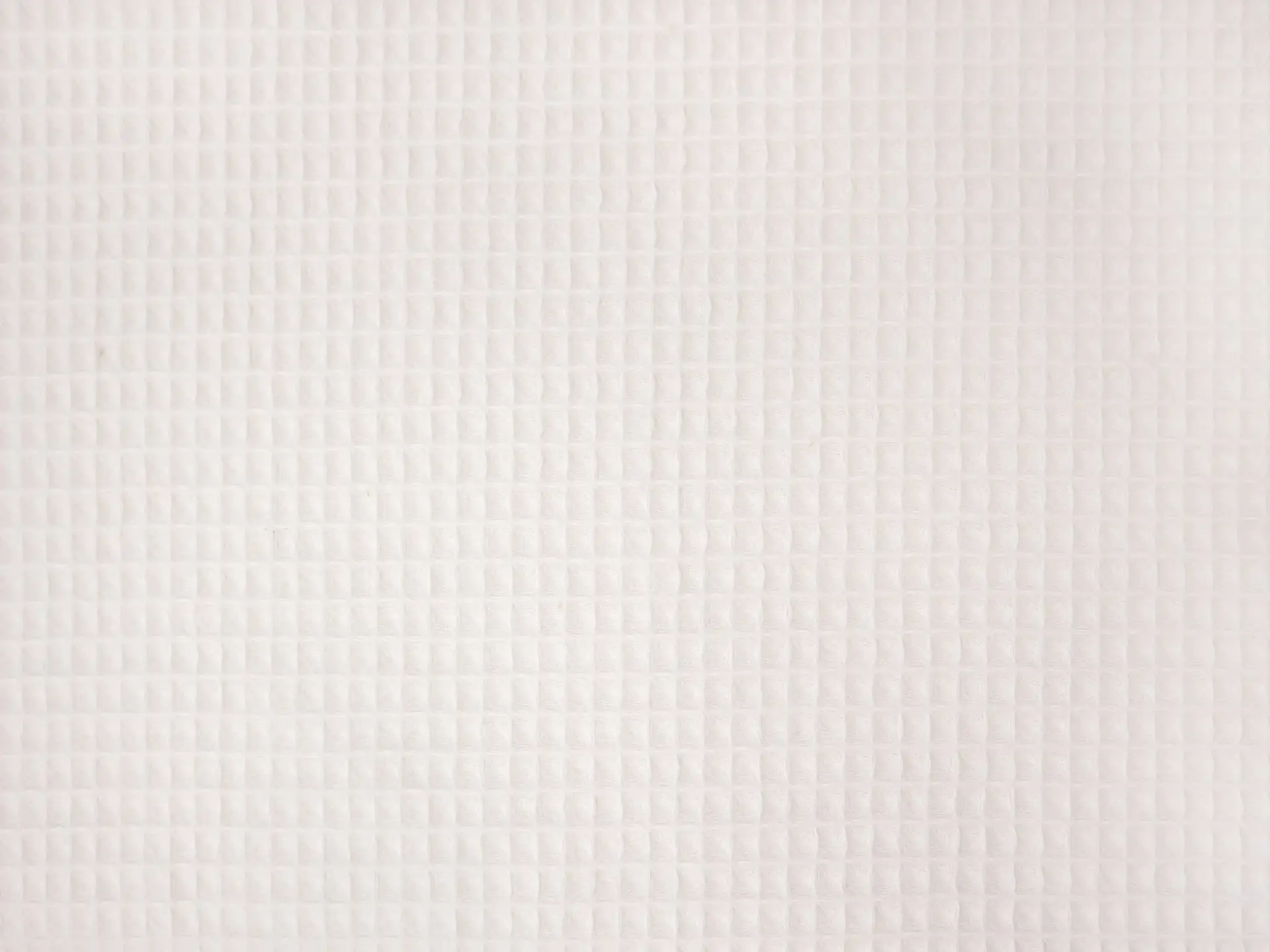 French Cotton Waffle Piqué in Creme
