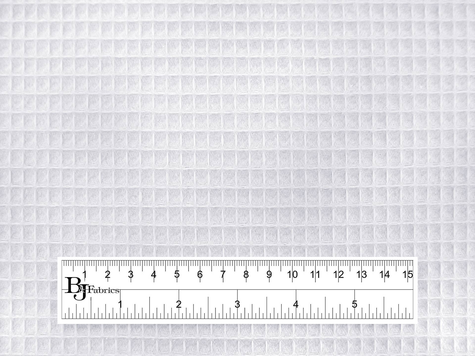 French Cotton Waffle Piqué in Pearl Grey