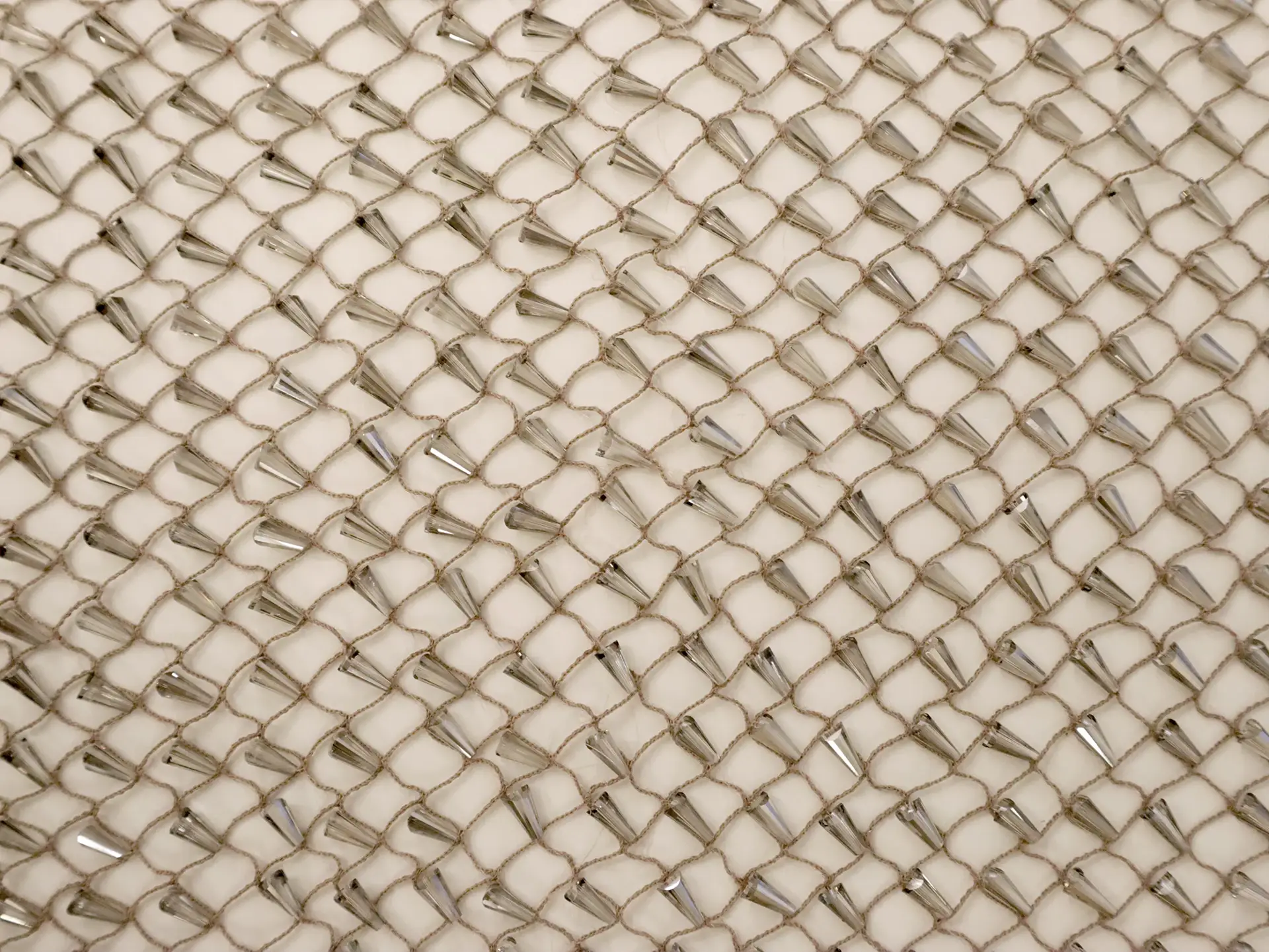 Novelty Netting with Cone-Shaped Beads in Royal Blue