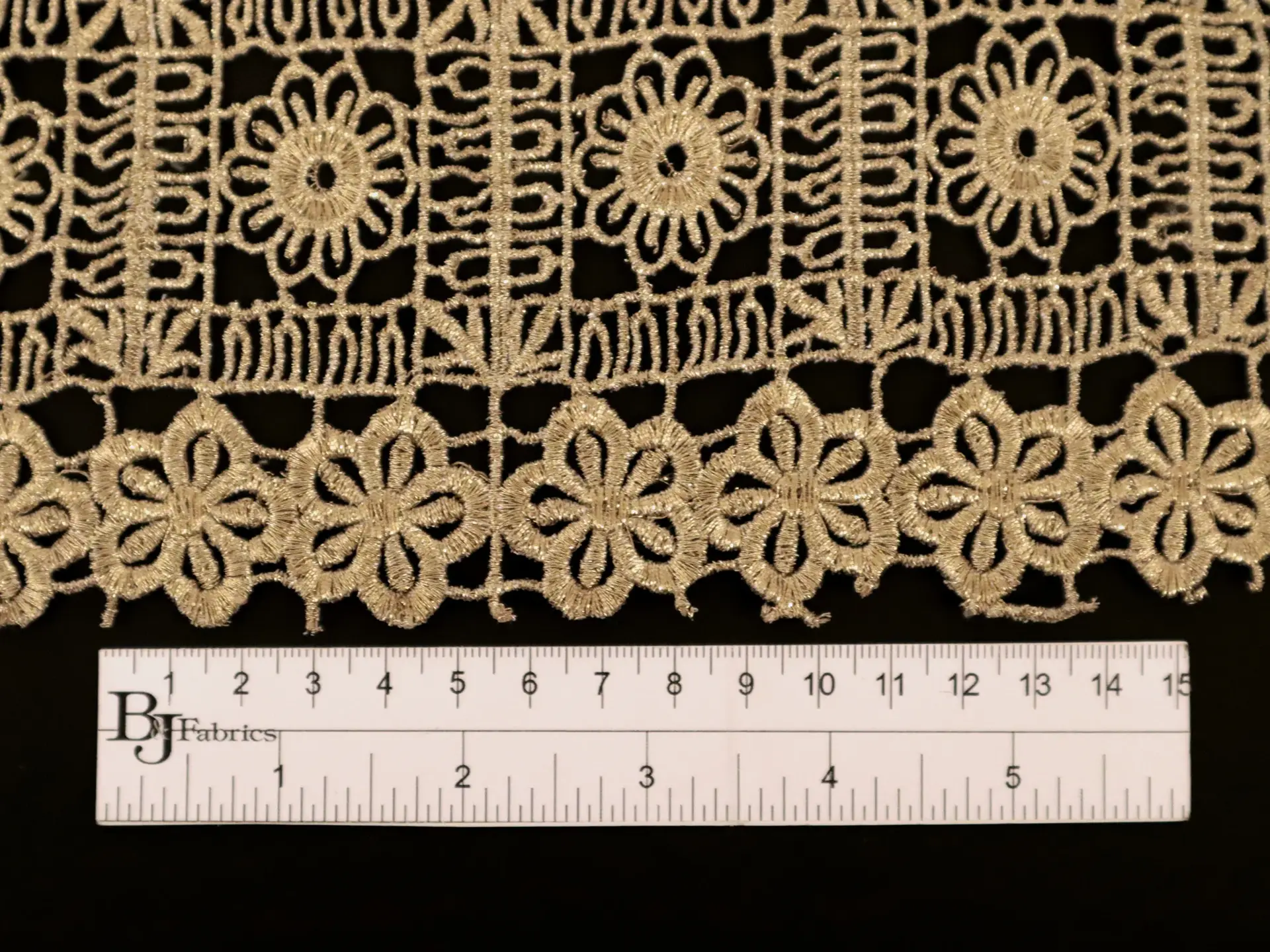 Metallic Guipure Lace