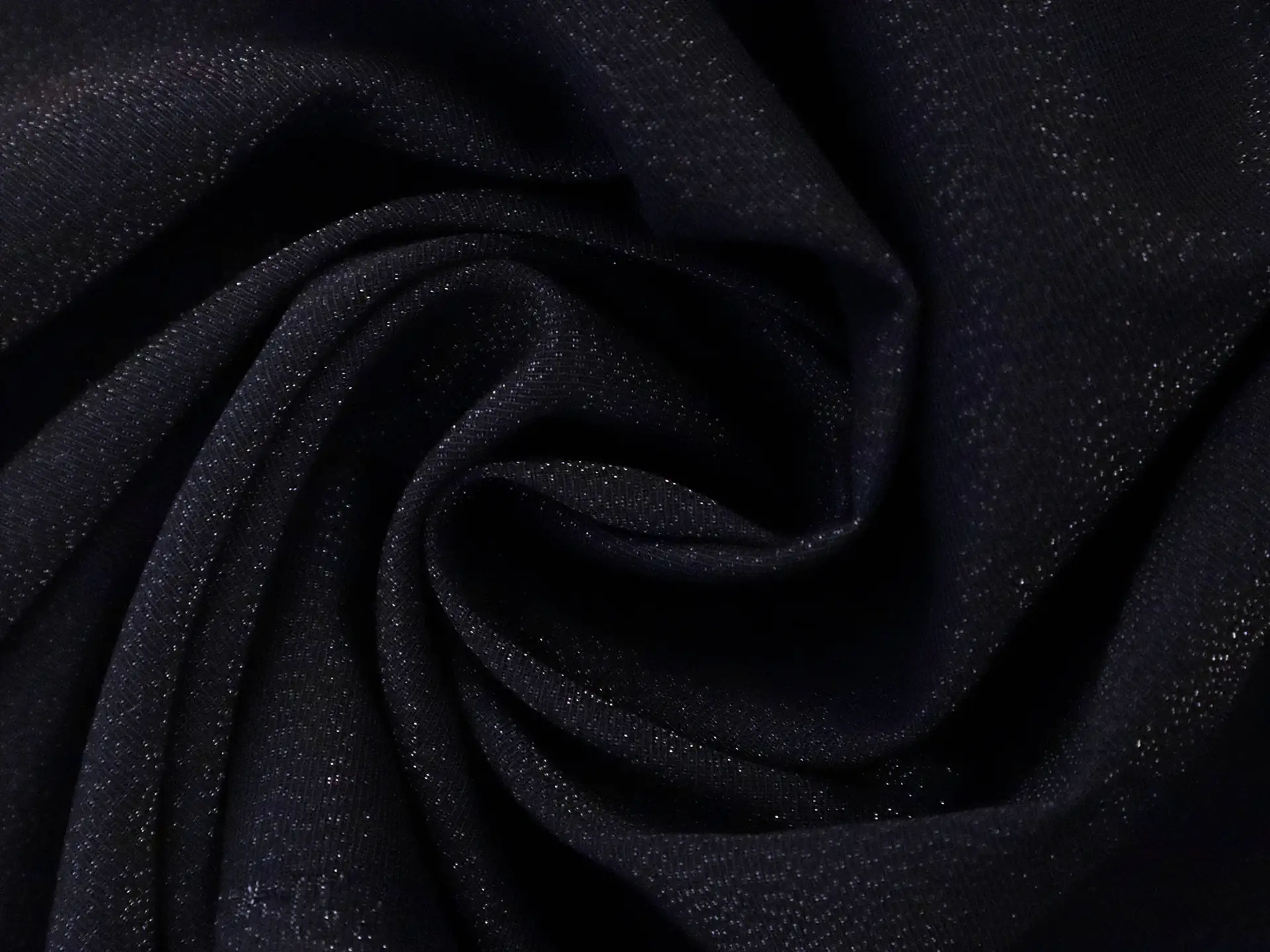 Stretch Lamé in Midnight Navy
