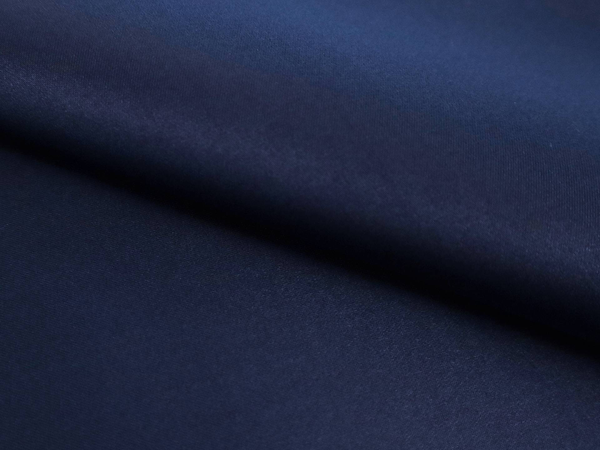 Pure Silk Double Face Satin in Navy