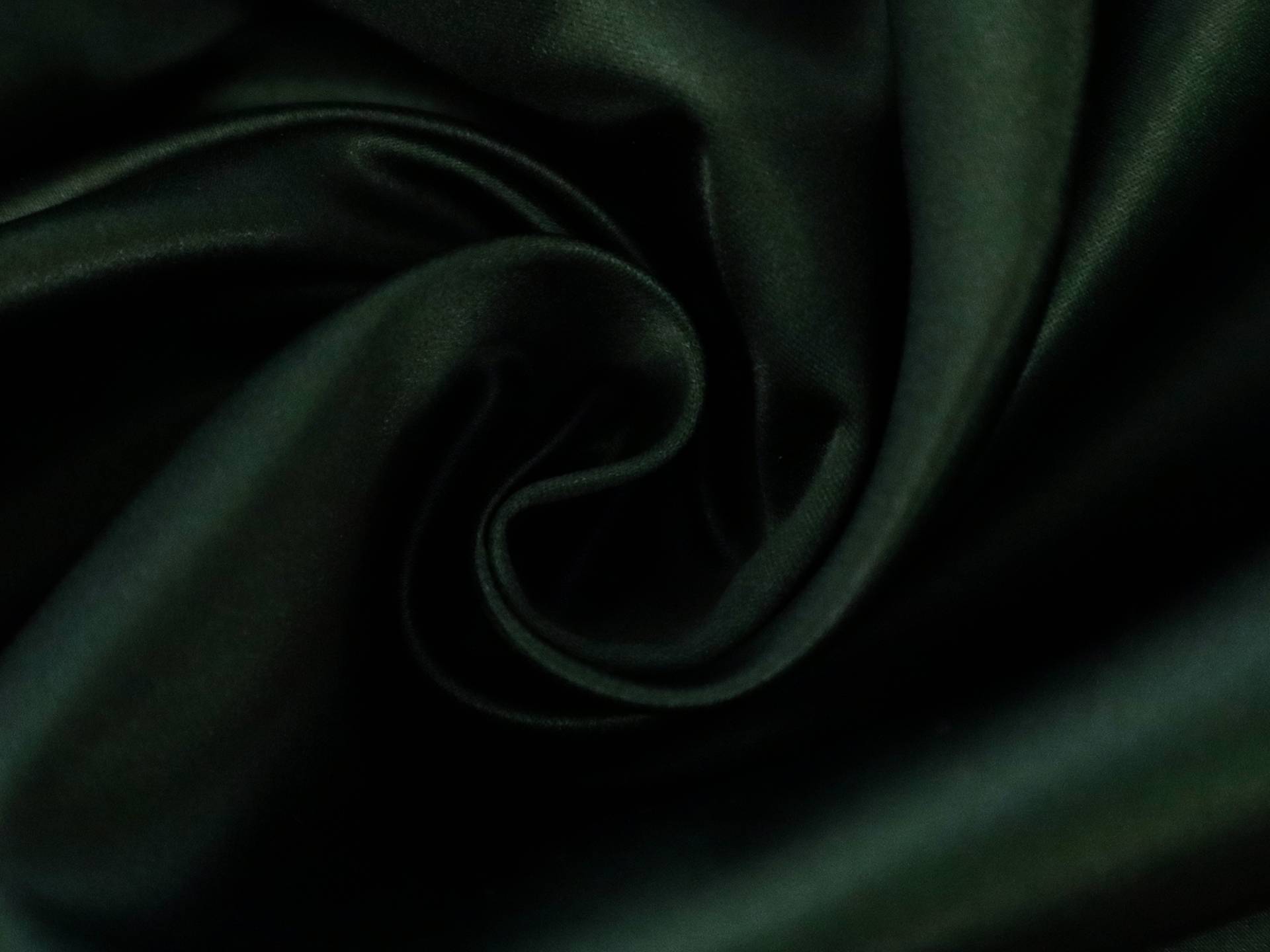 Pure Silk Double Face Satin in Hunter Green