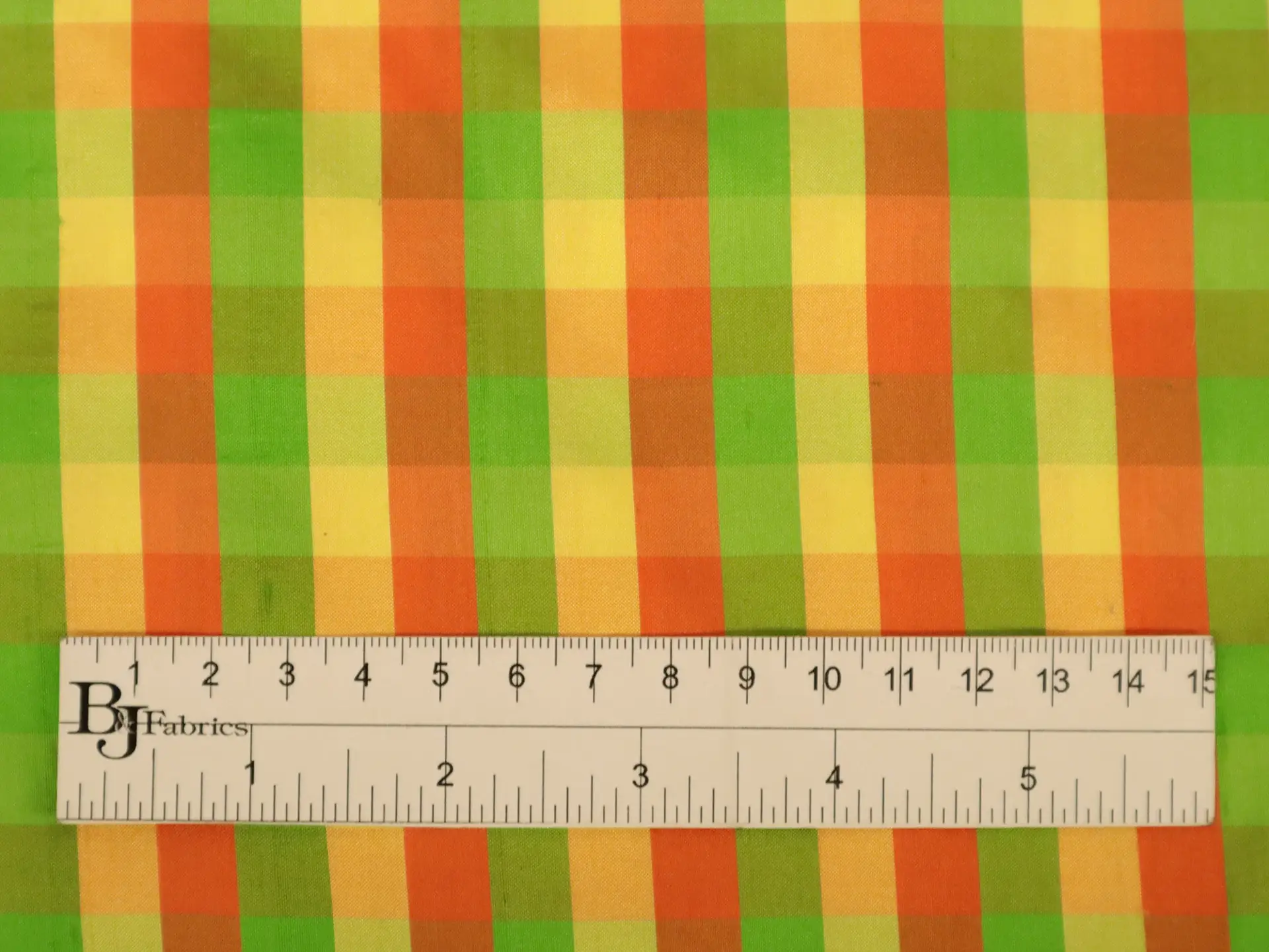 Gingham Silk Shantung