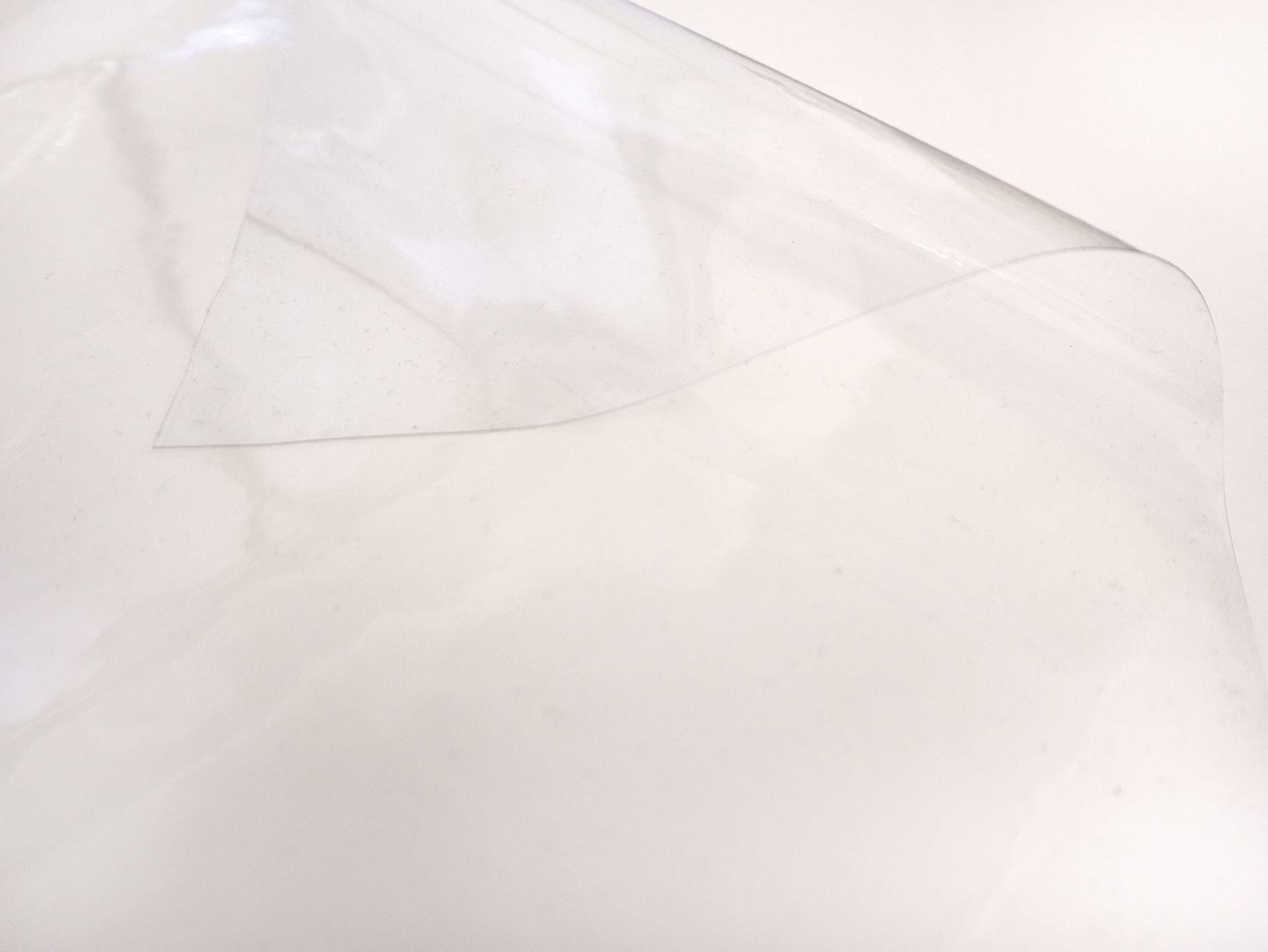 Extra Light Double Polished 106 Gauge Vinyl Plastic in Clear