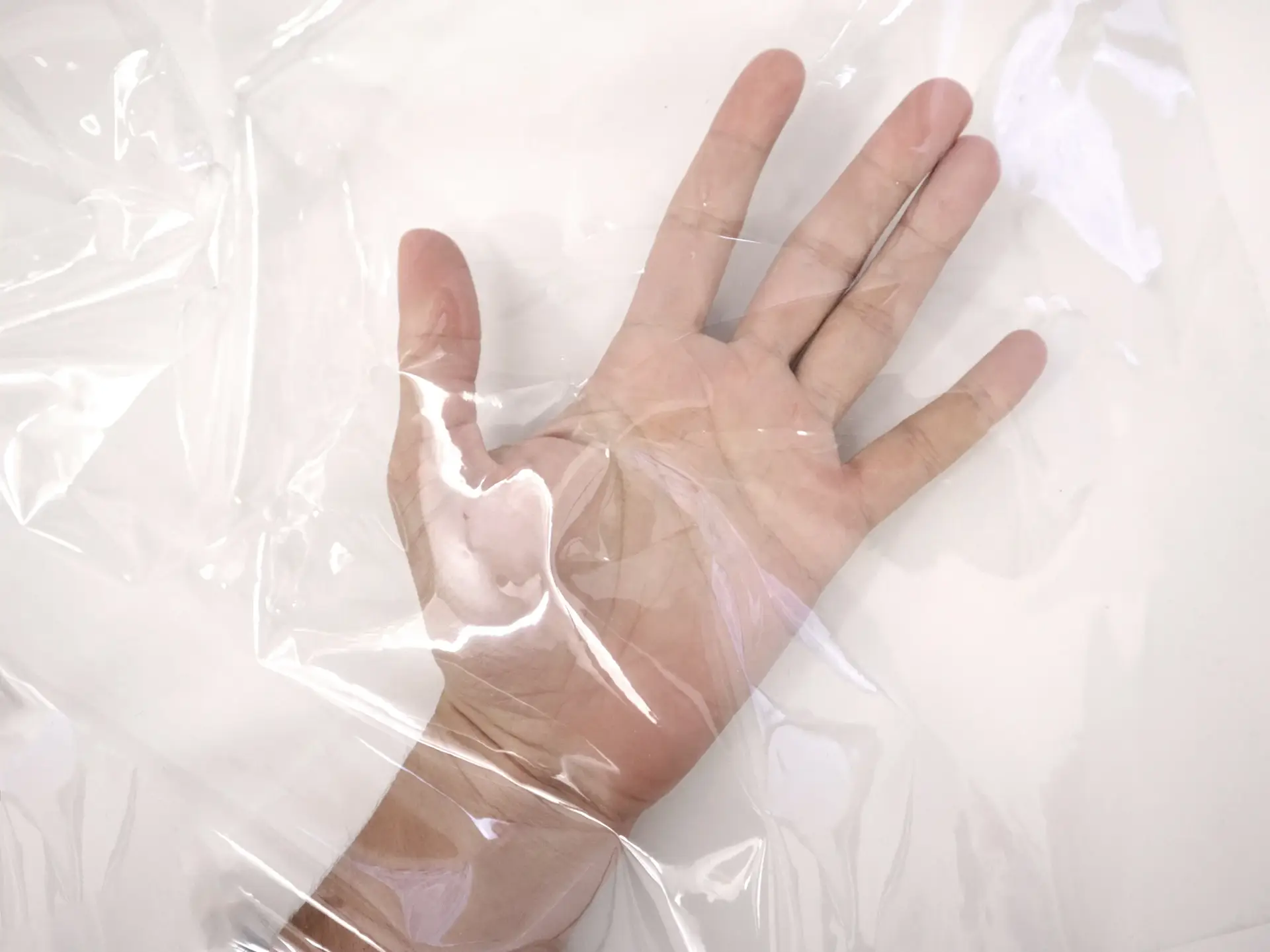 Extra Light Double Polished 106 Gauge Vinyl Plastic in Clear