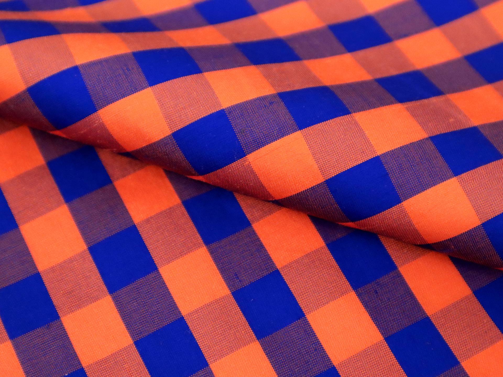 Gingham Pure Silk Shantung