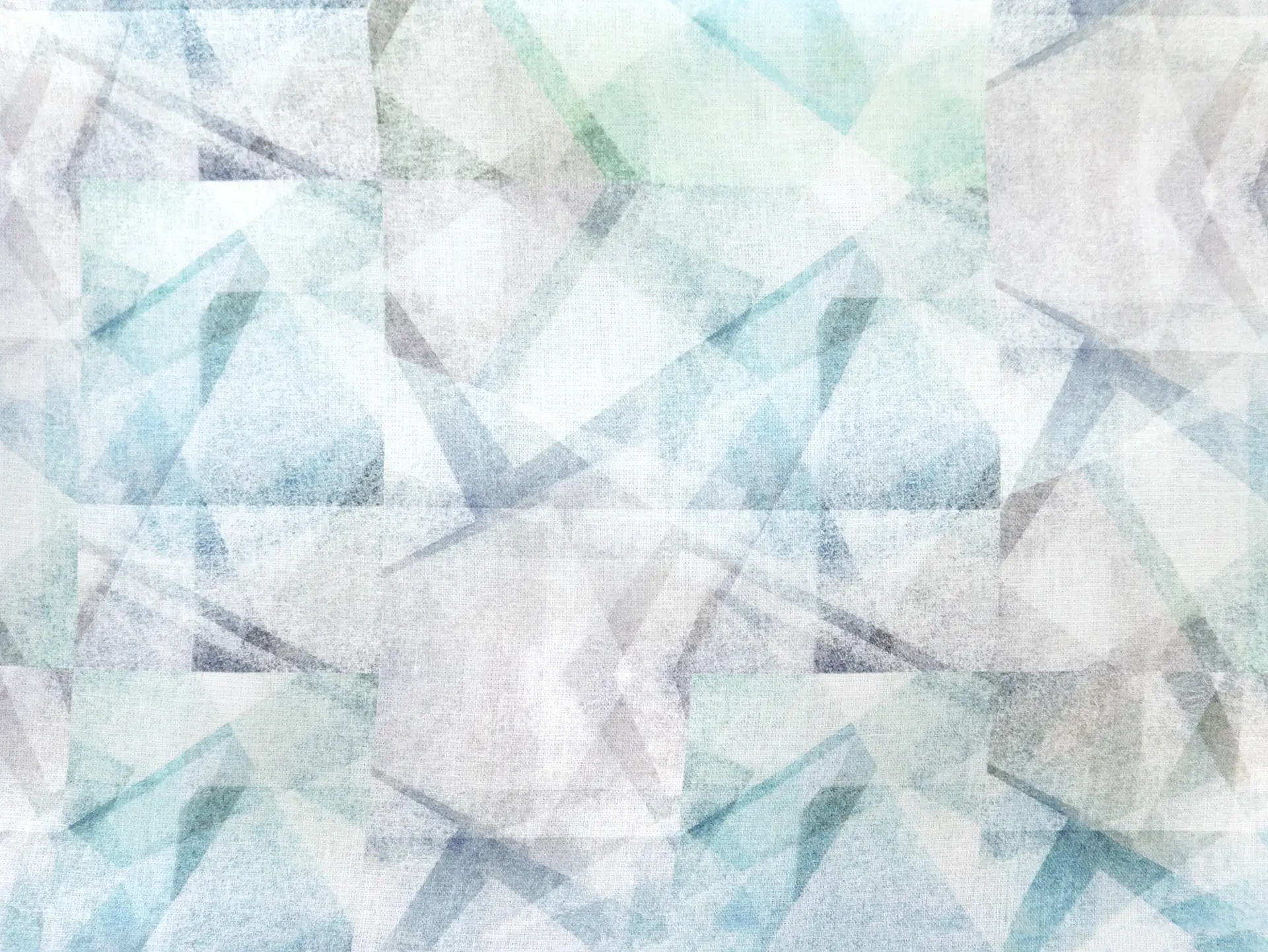 Linen with Fading Geometric Print