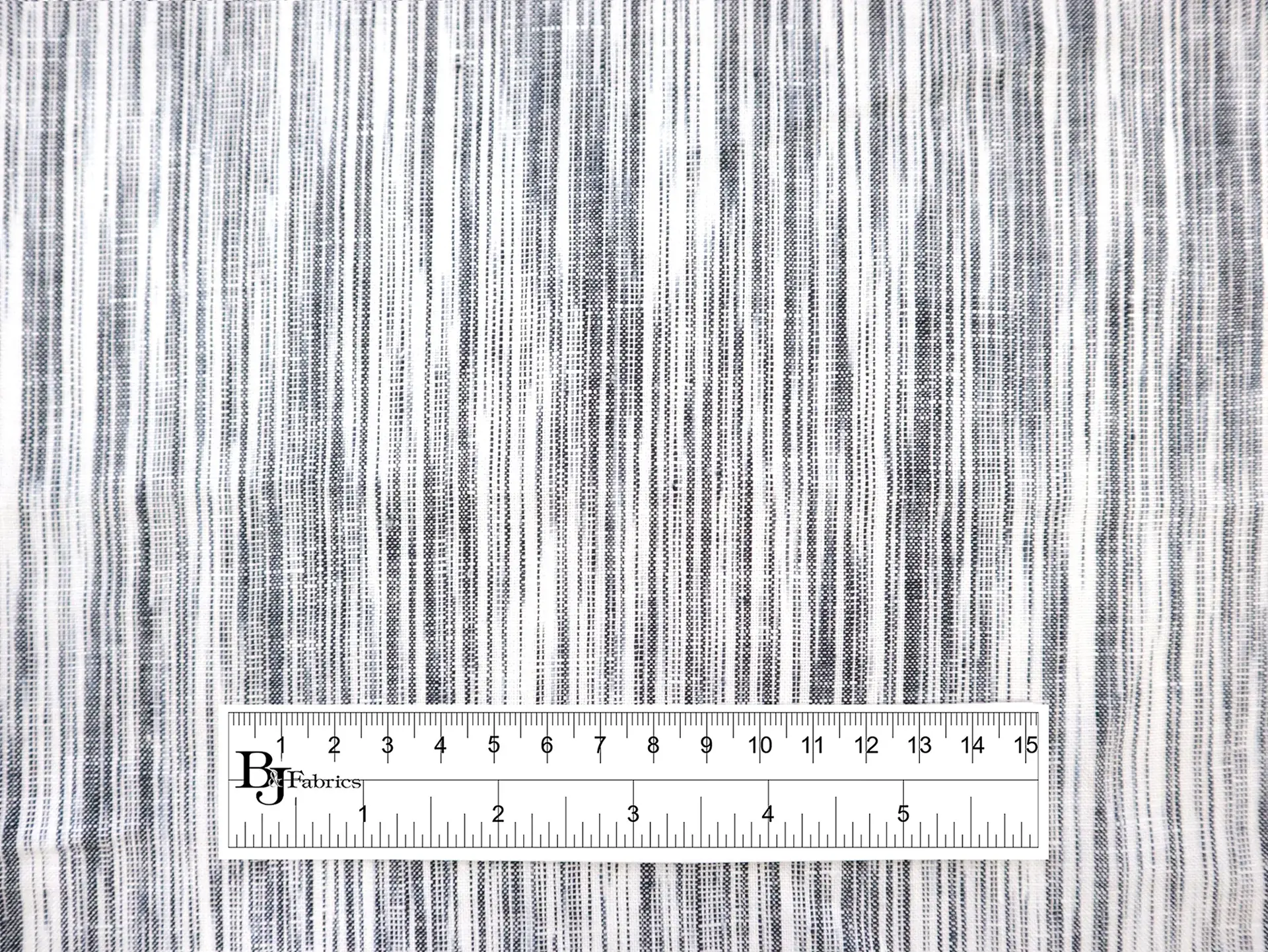 Woven Linen Novelty Stripe in Asher 