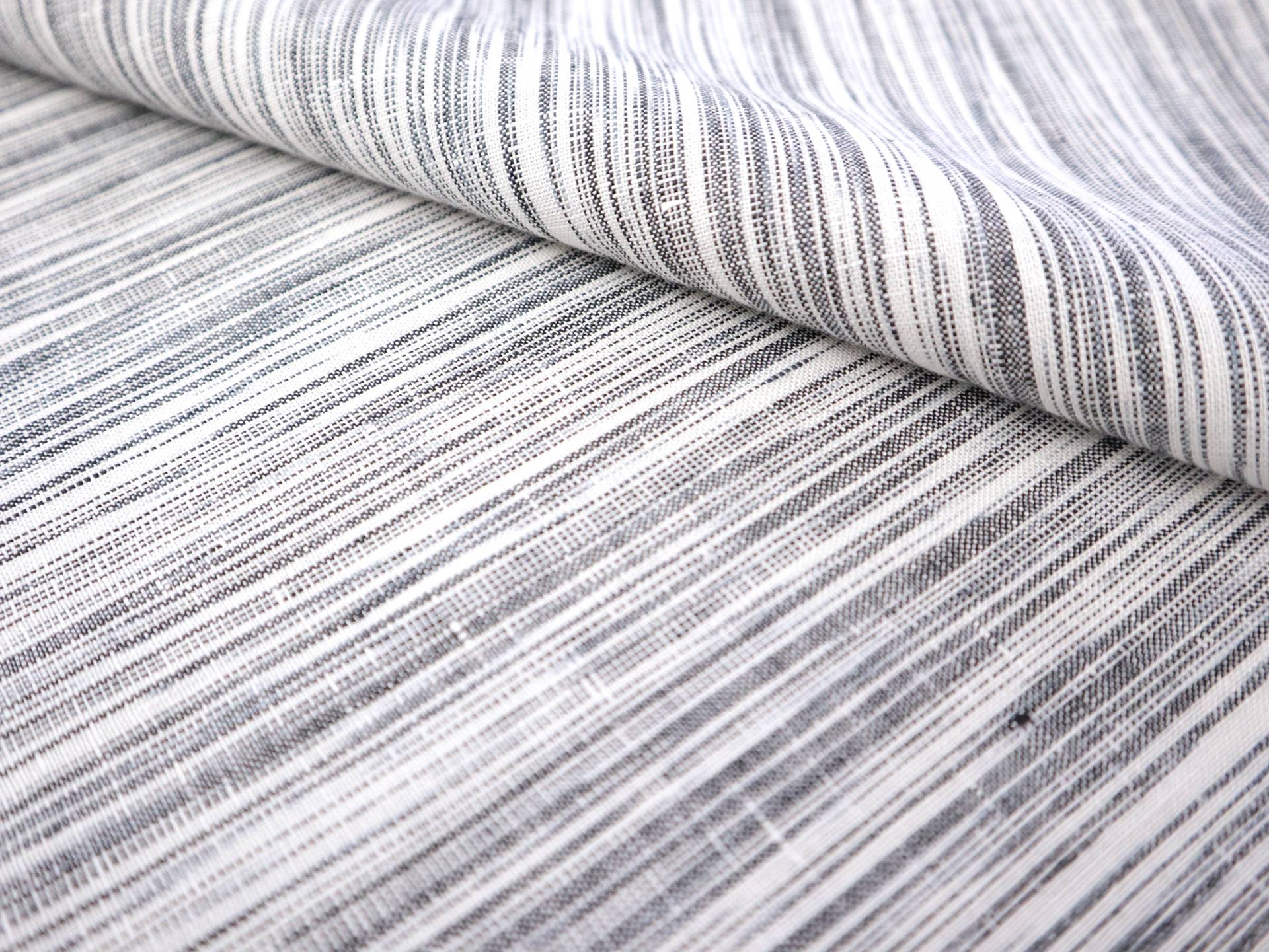 Woven Linen Novelty Stripe in Asher 