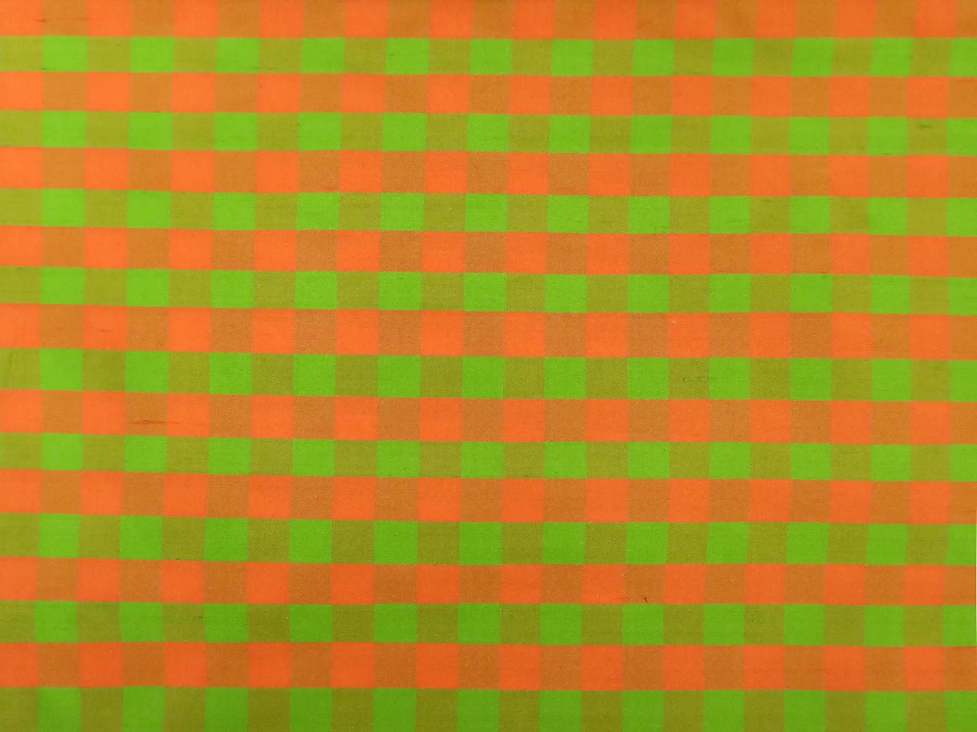 Gingham Pure Silk Shantung
