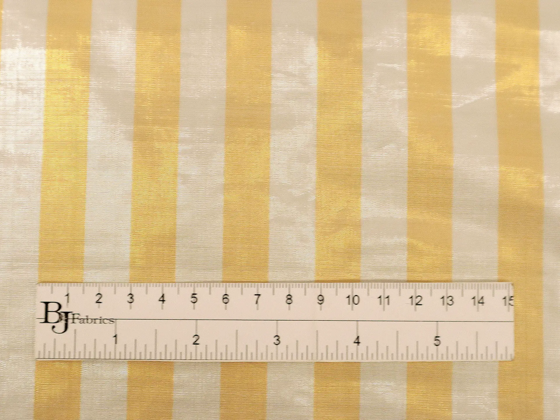 Metallic Stripe Shantung