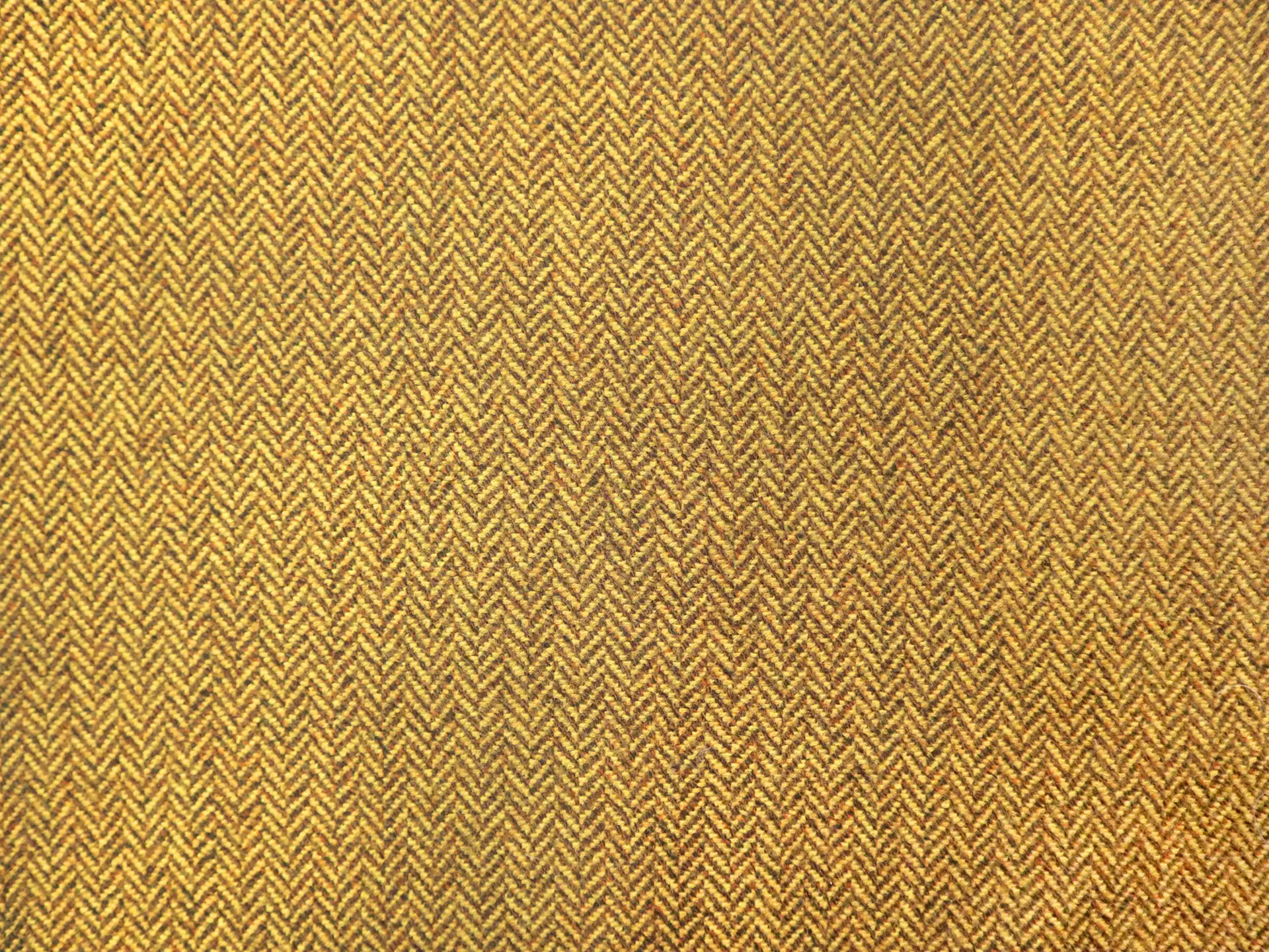 Austrian Wool Herringbone in Marigold Brown