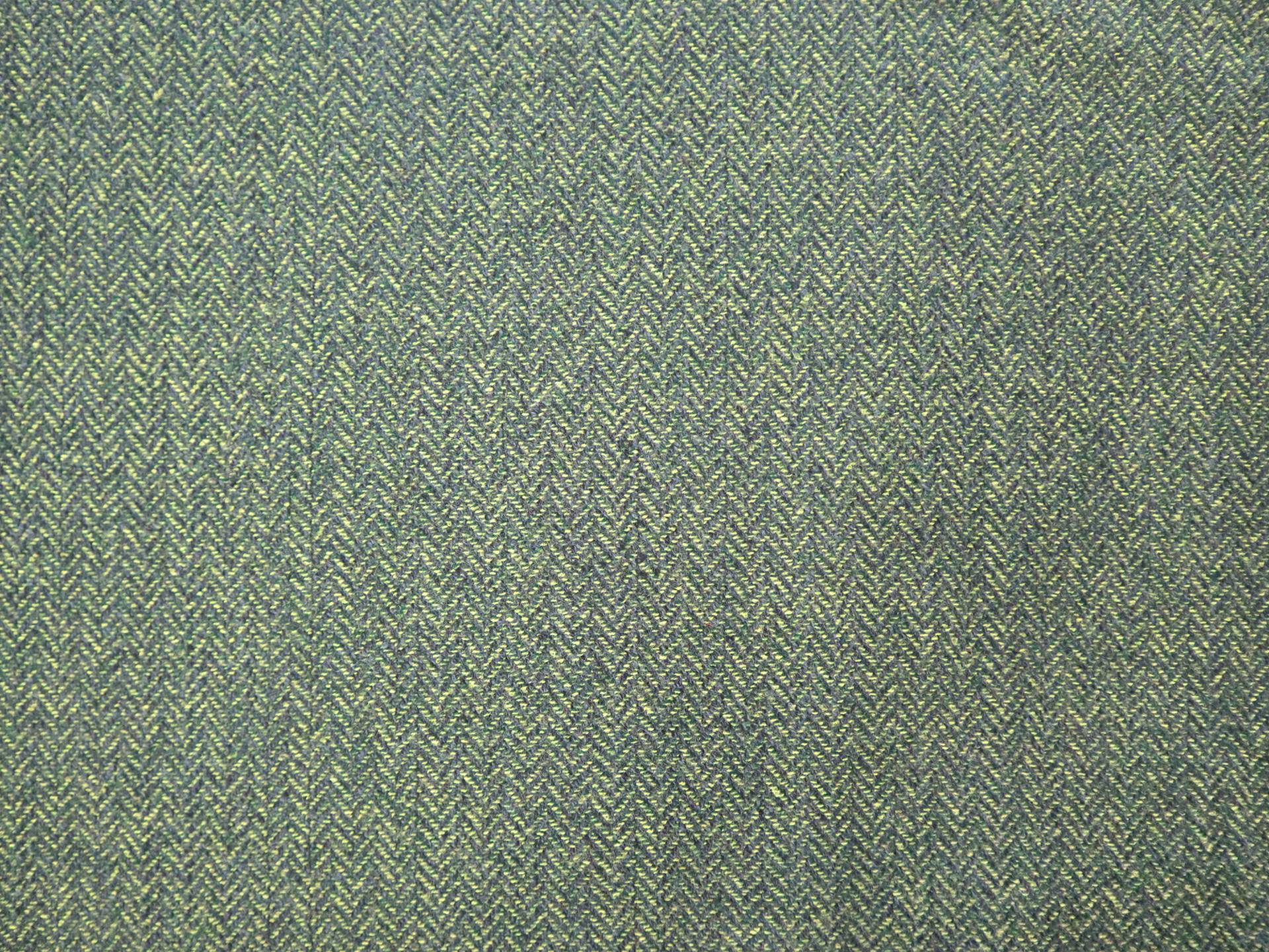 Fine Wool Herringbone in Green & Black