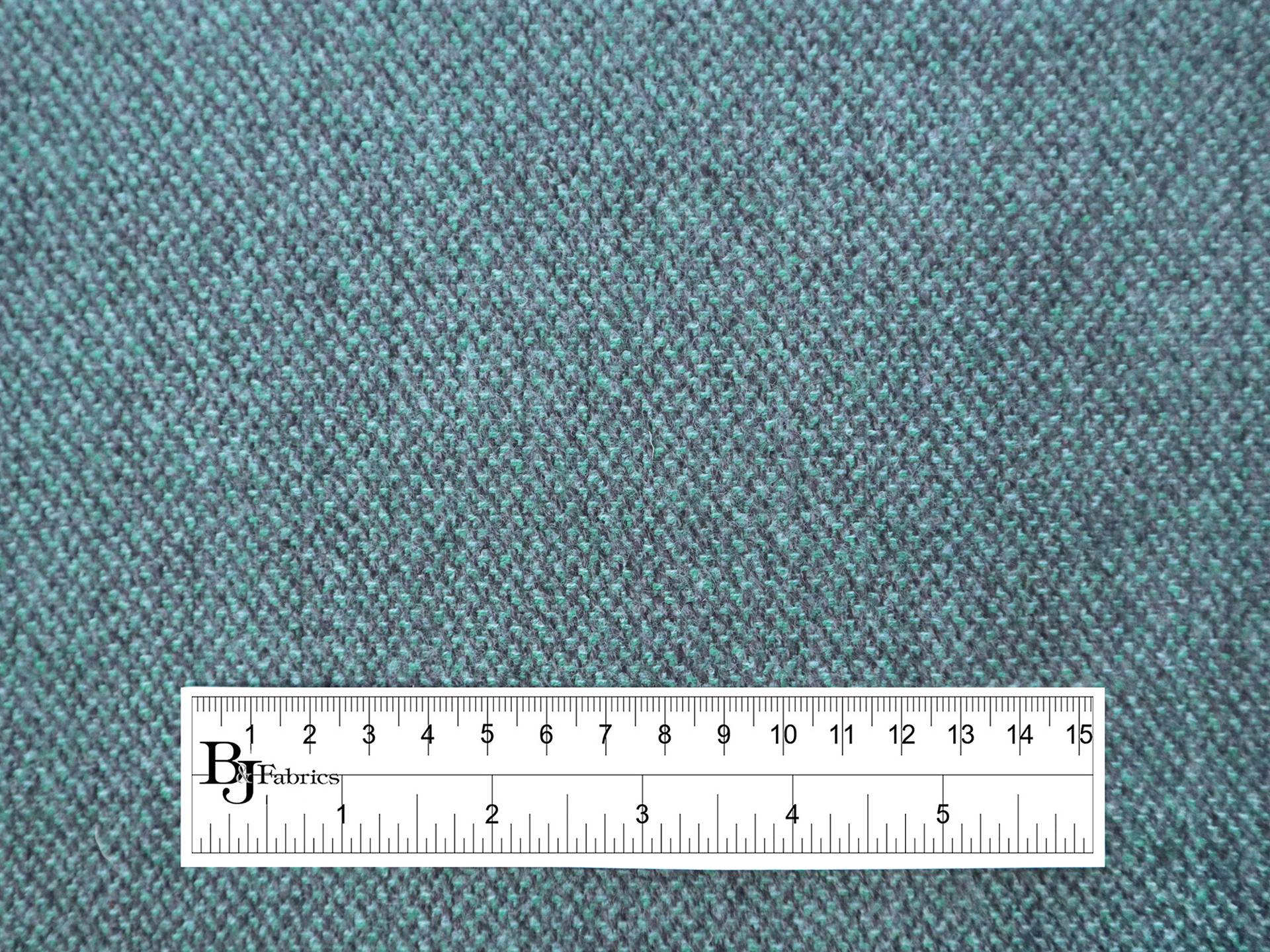 Austrian Fine Wool Tweed in Jade Charcoal