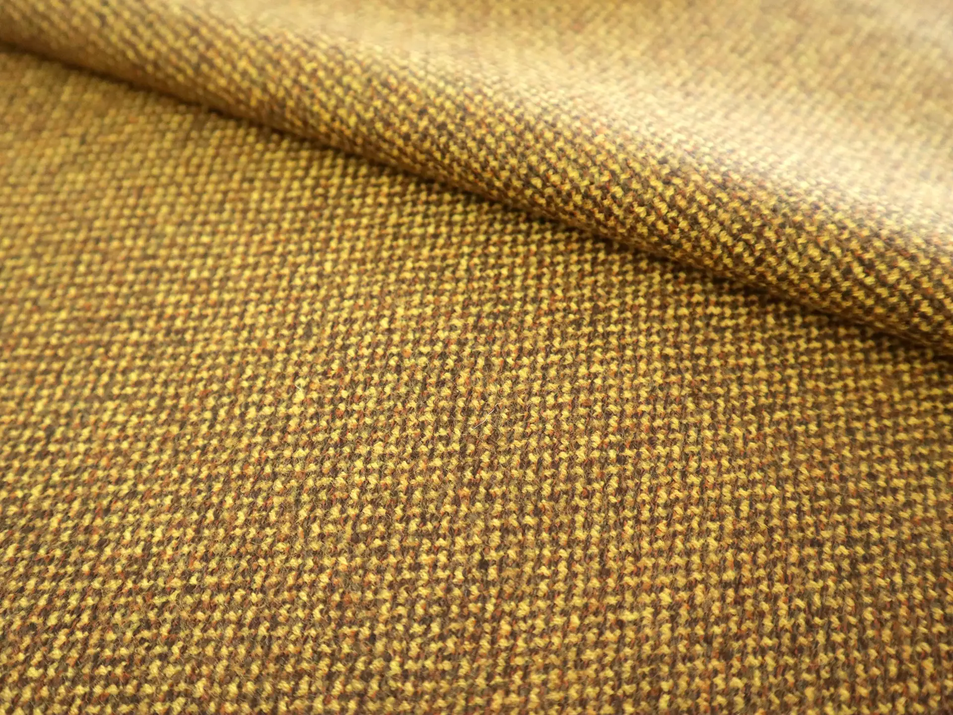 Austrian Fine Wool Tweed in Marigold Brown