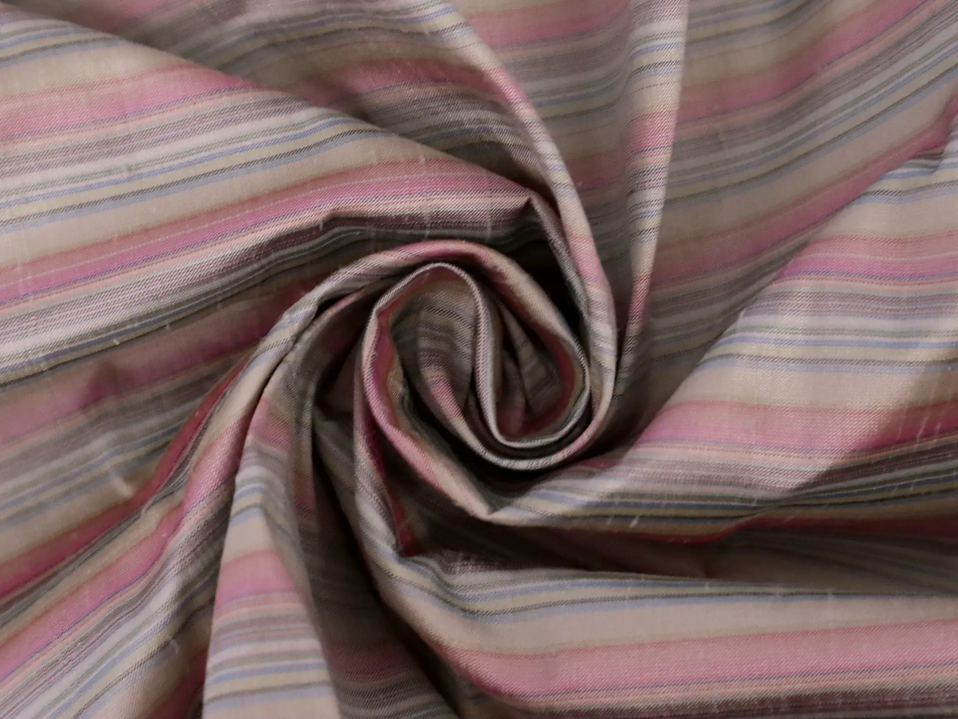 Silk Shantung Stripe