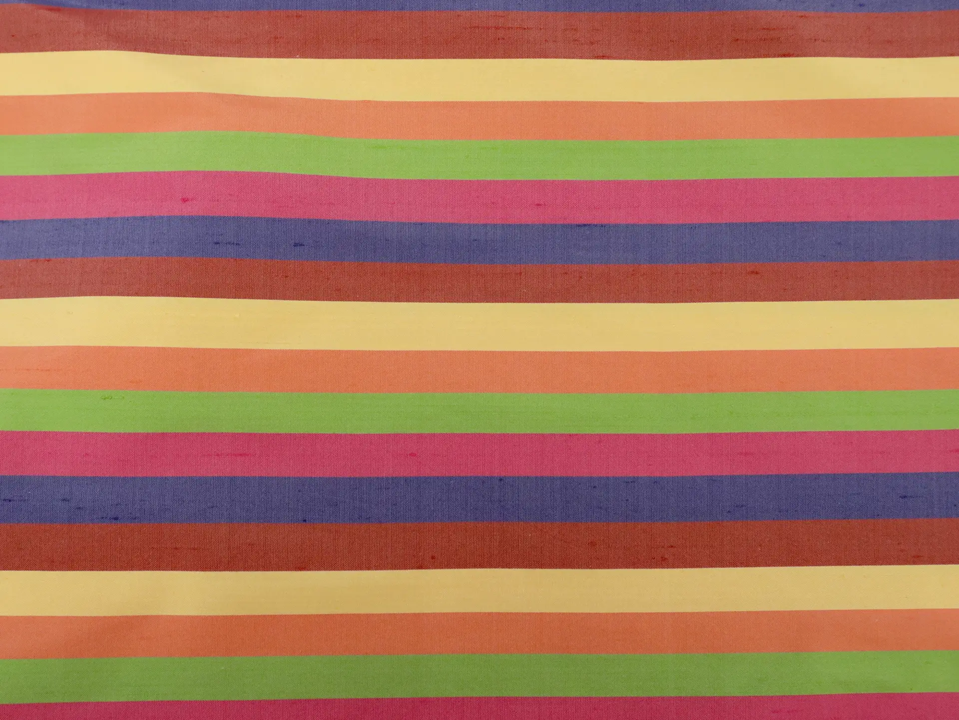 Pure Silk Shantung Stripe