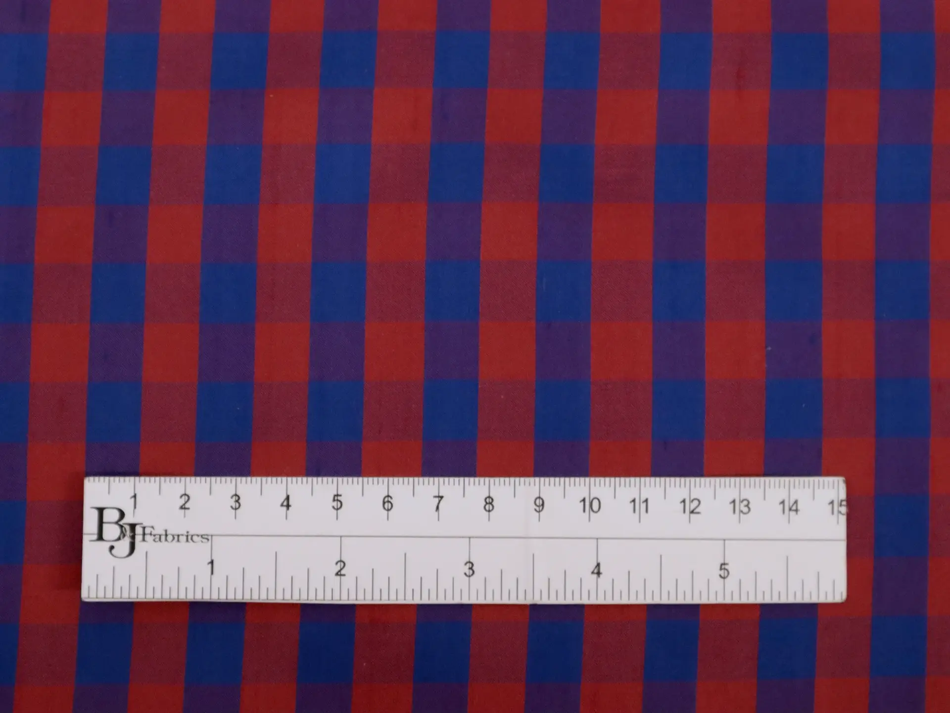 Gingham Pure Silk Shantung