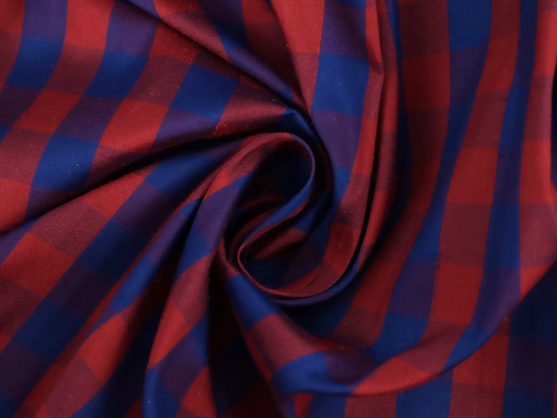 Gingham Pure Silk Shantung