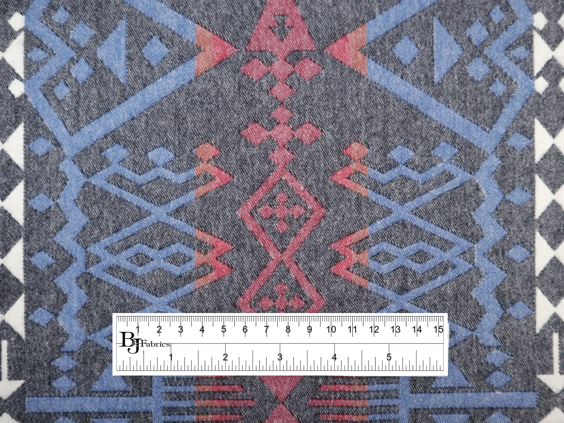 Cotton Flannel with Taos Stripes 