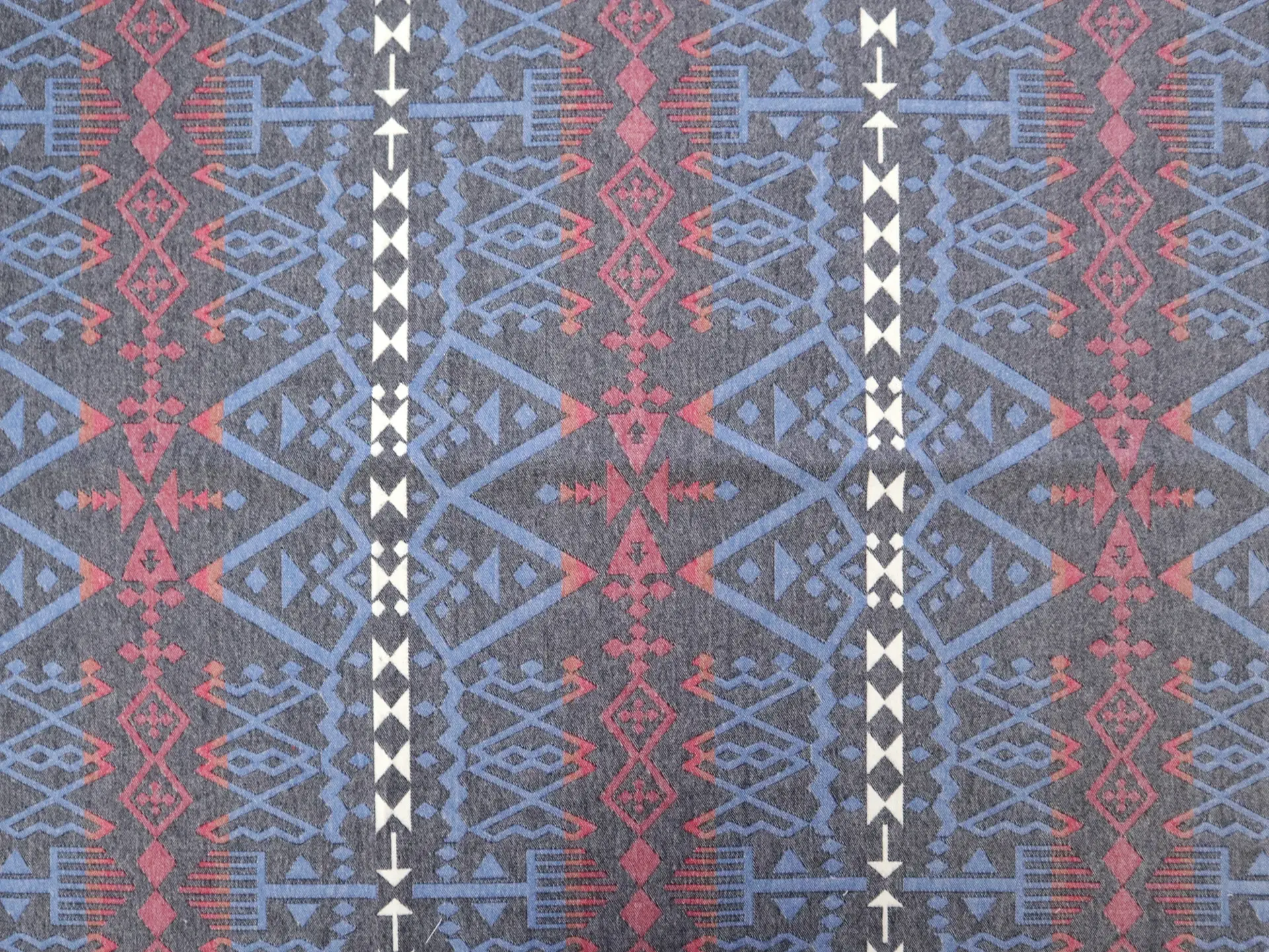 Cotton Flannel with Taos Stripes 