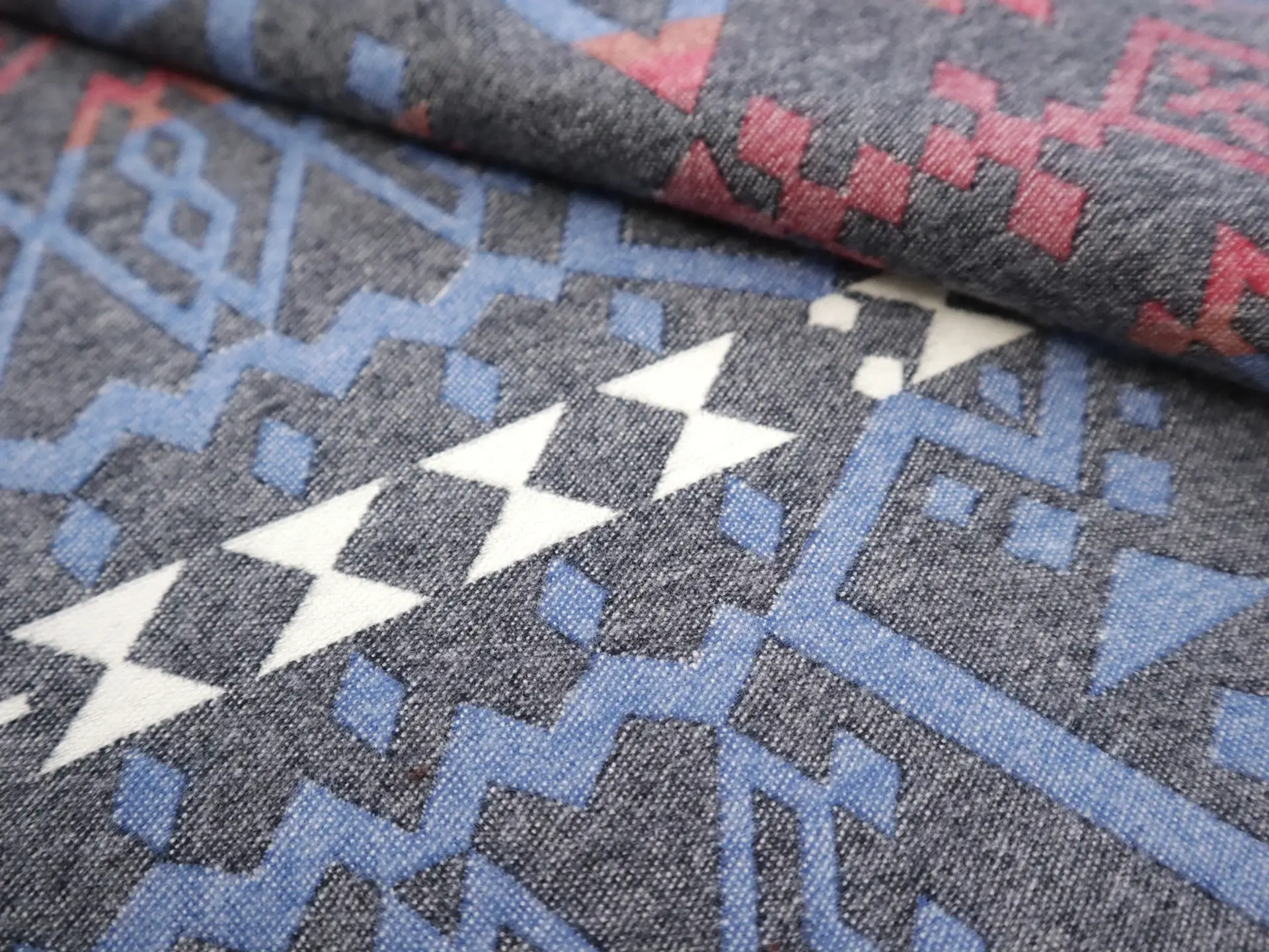 Cotton Flannel with Taos Stripes 