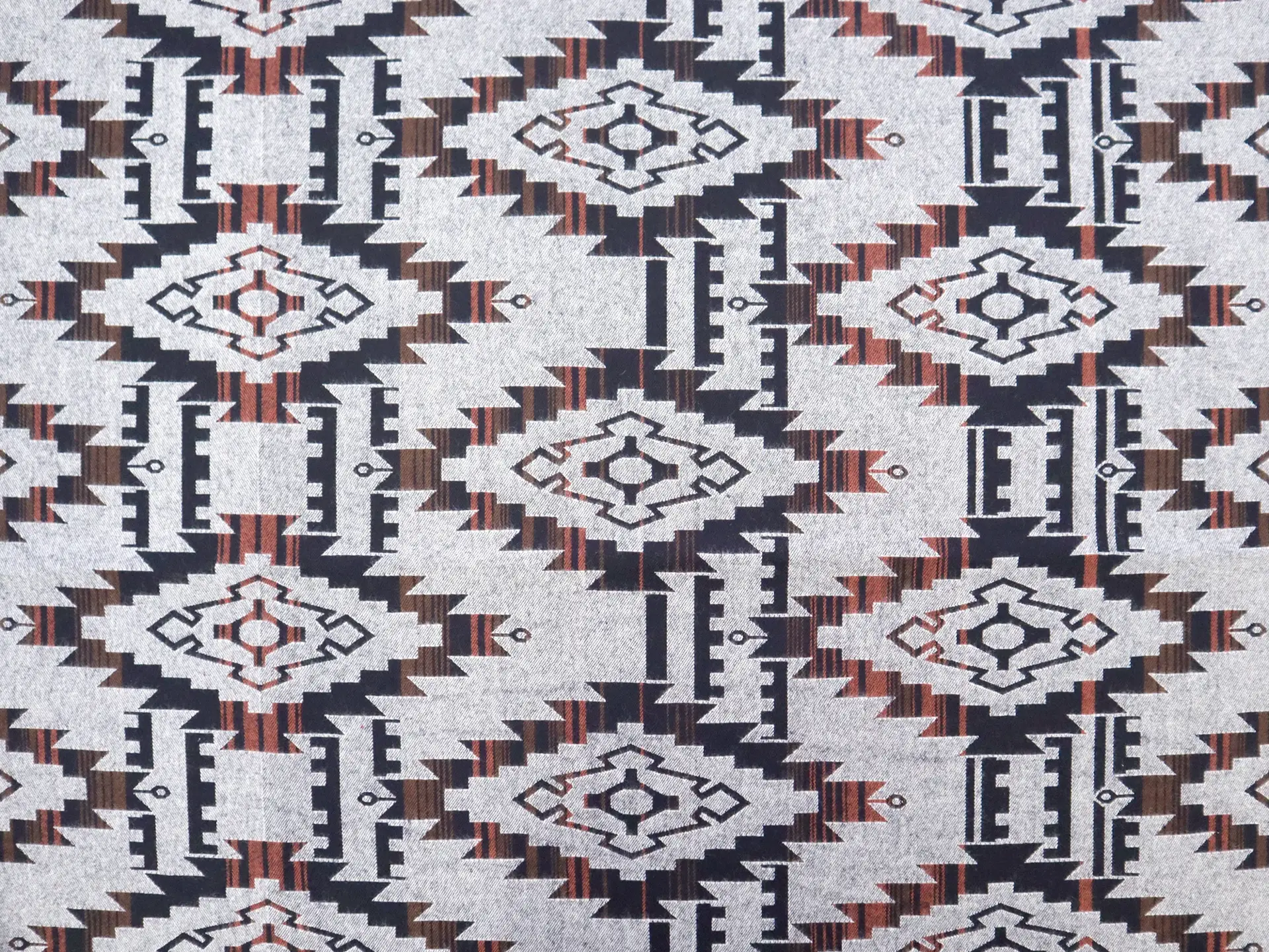 Cotton Flannel with Taos Stripes 