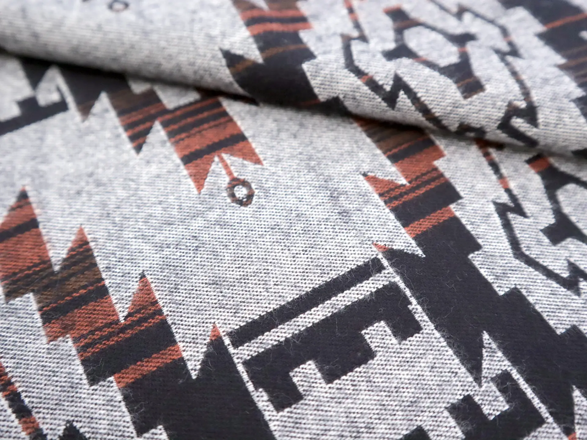 Cotton Flannel with Taos Stripes 