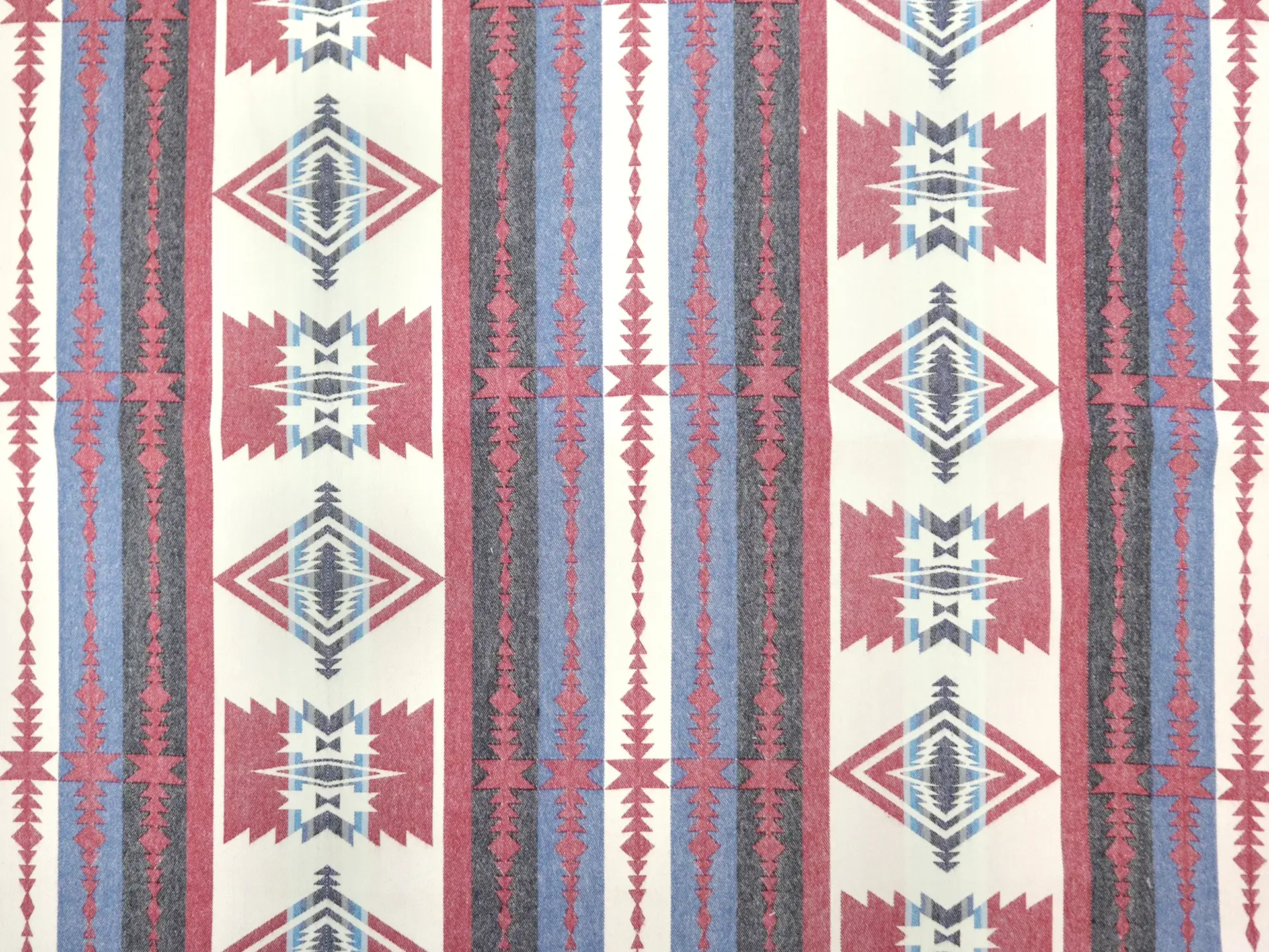 Cotton Flannel with Taos Stripes 