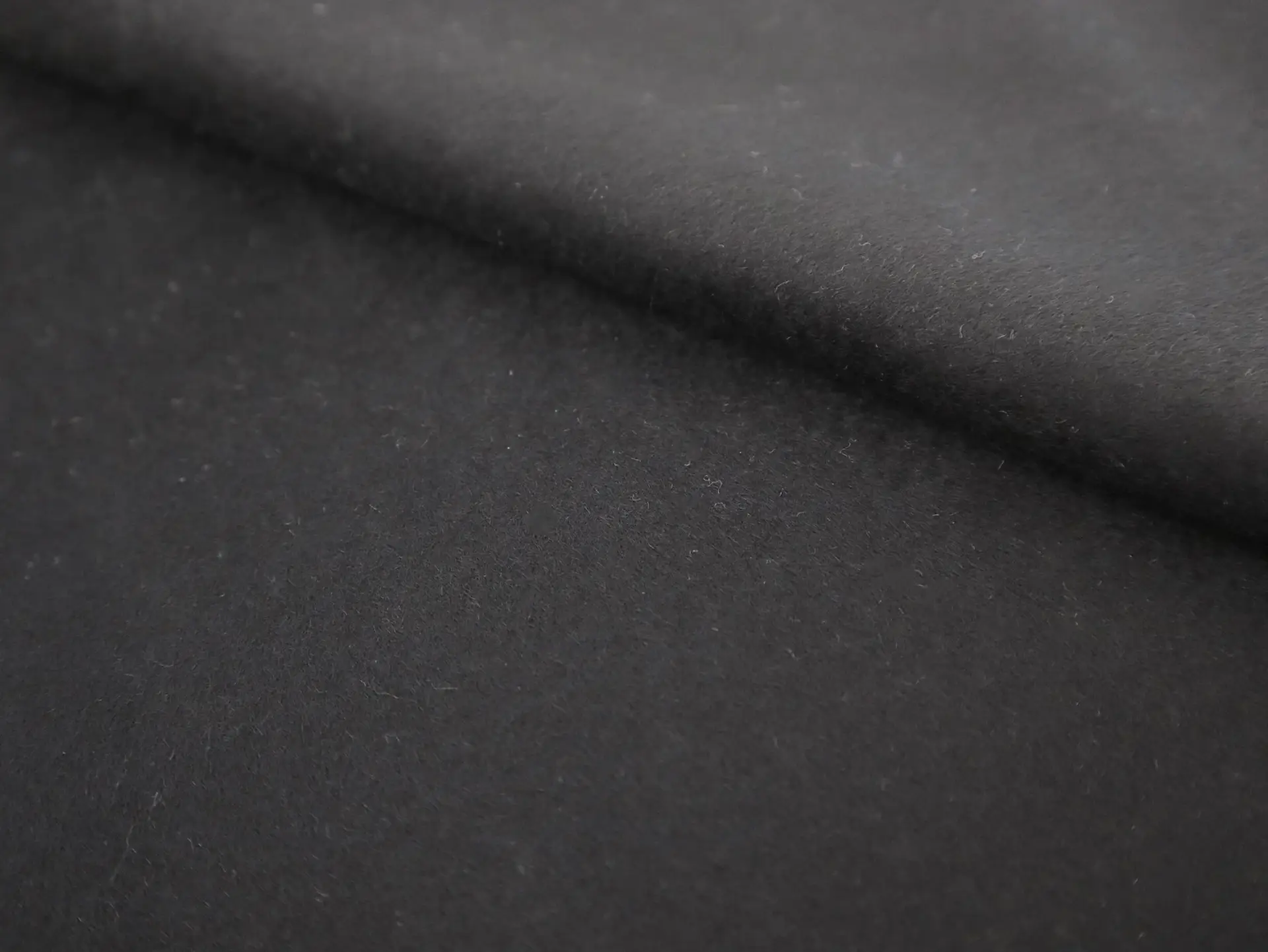 Wool Blend Coating in Black