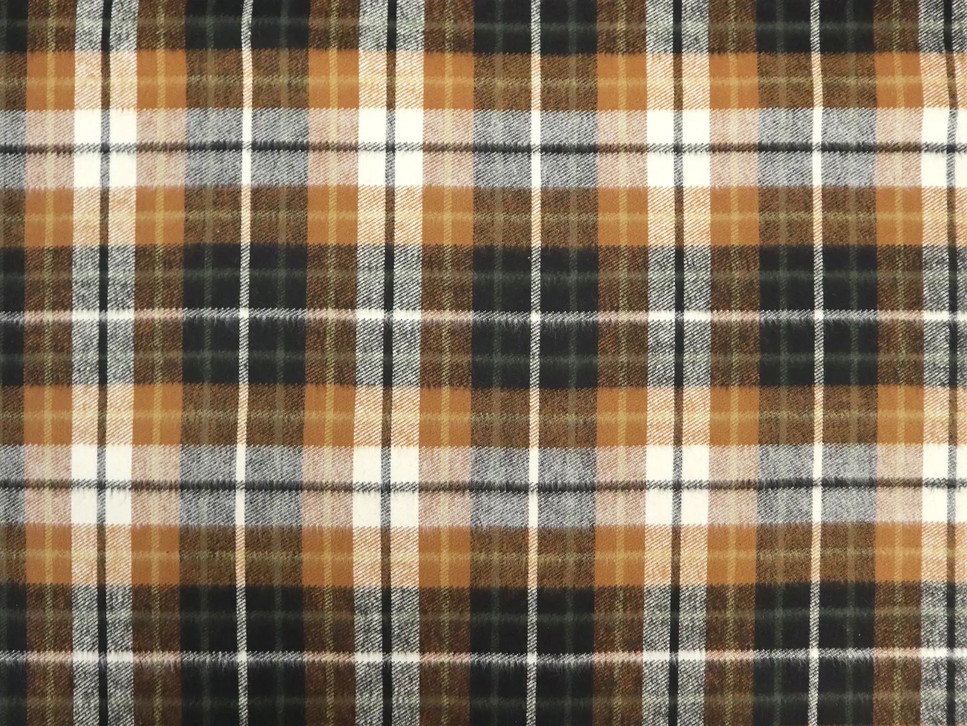 Cotton Flannel Plaid in Chestnut