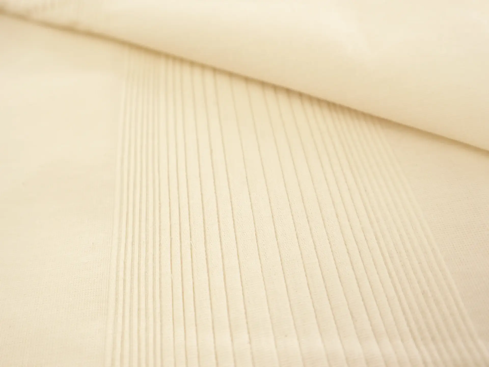 Pin Tucked Swiss Cotton in Natural