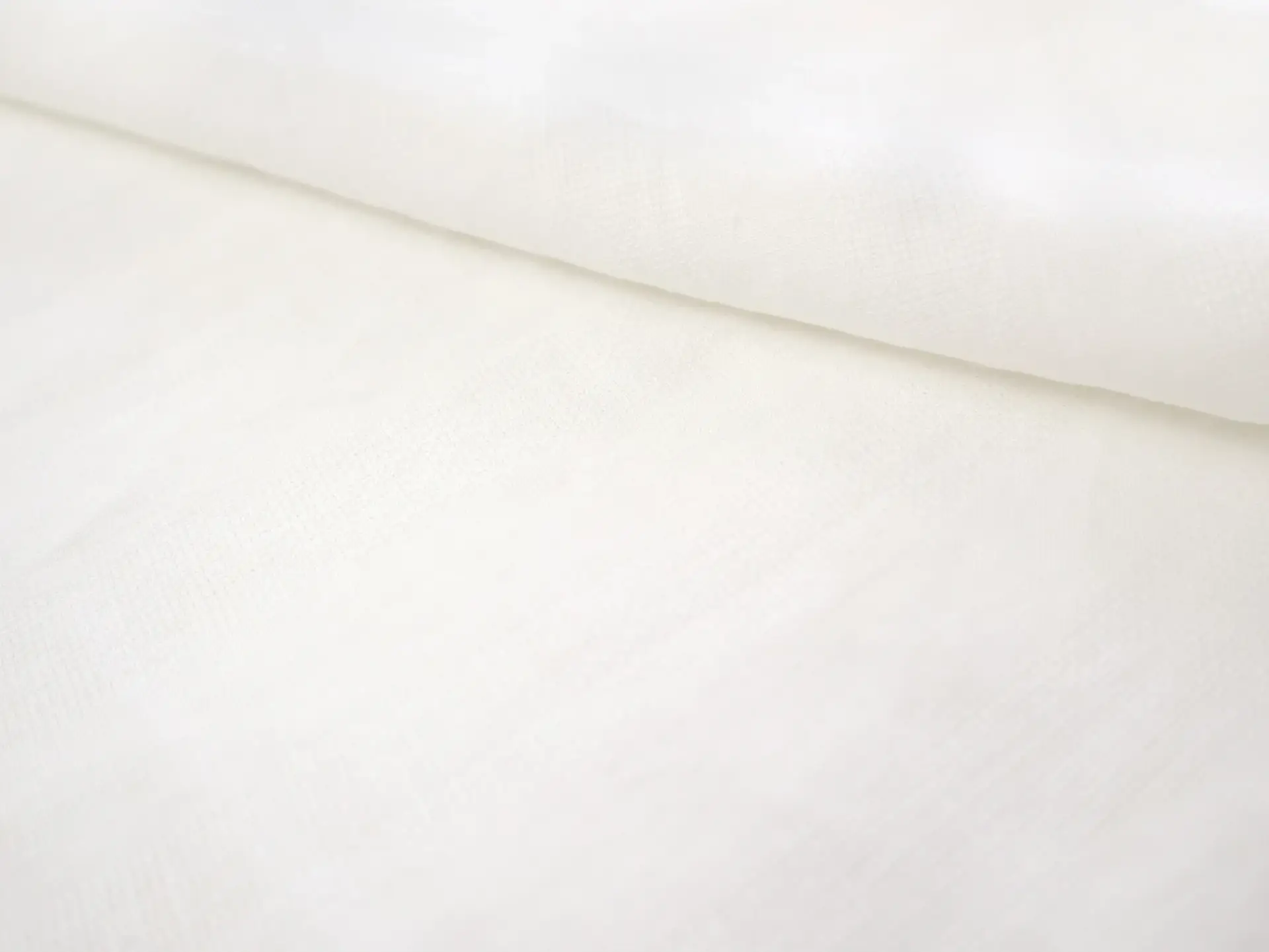 Linen Handkerchief Novelty Stripe in White