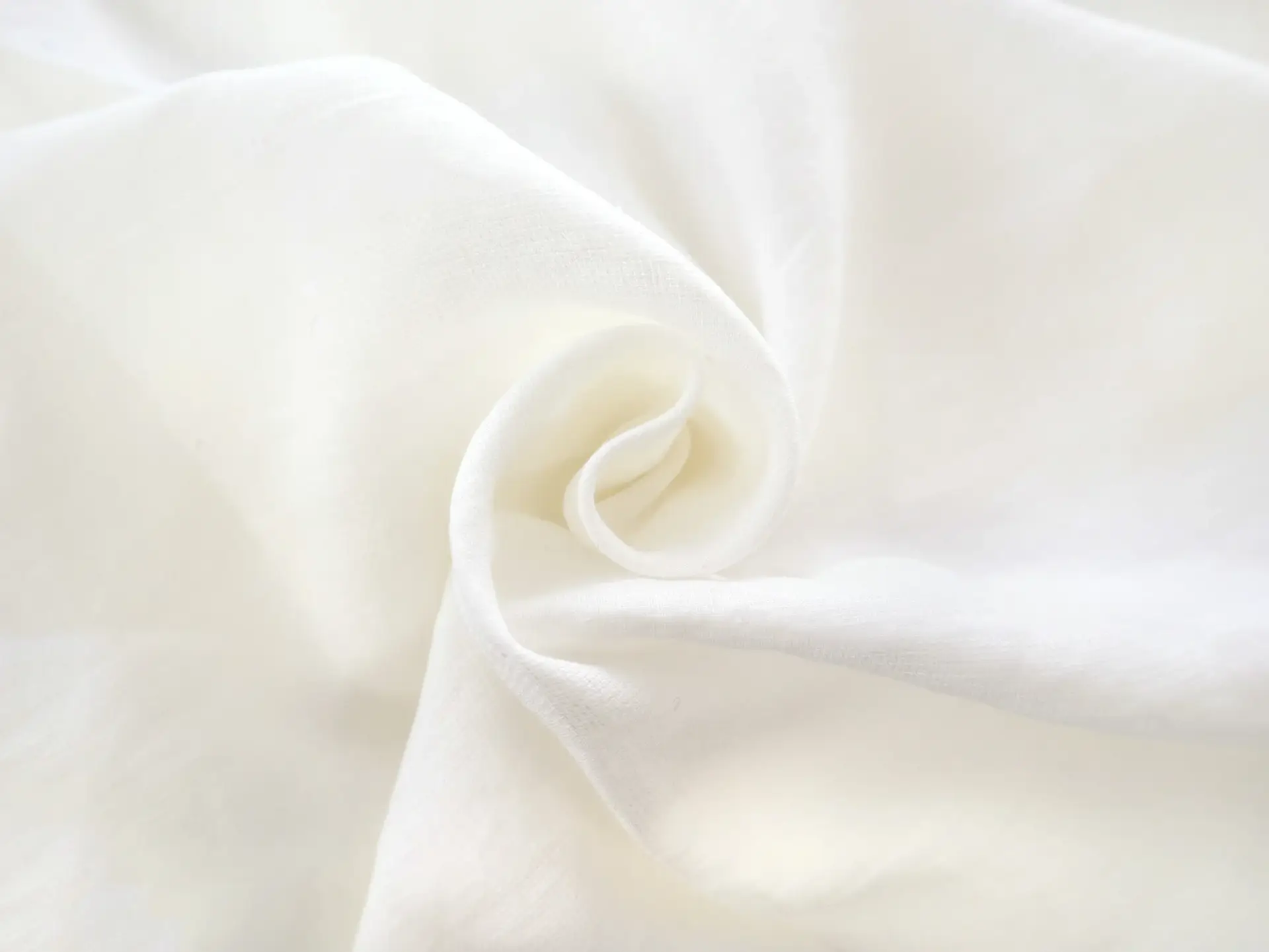 Linen Handkerchief Novelty Stripe in White