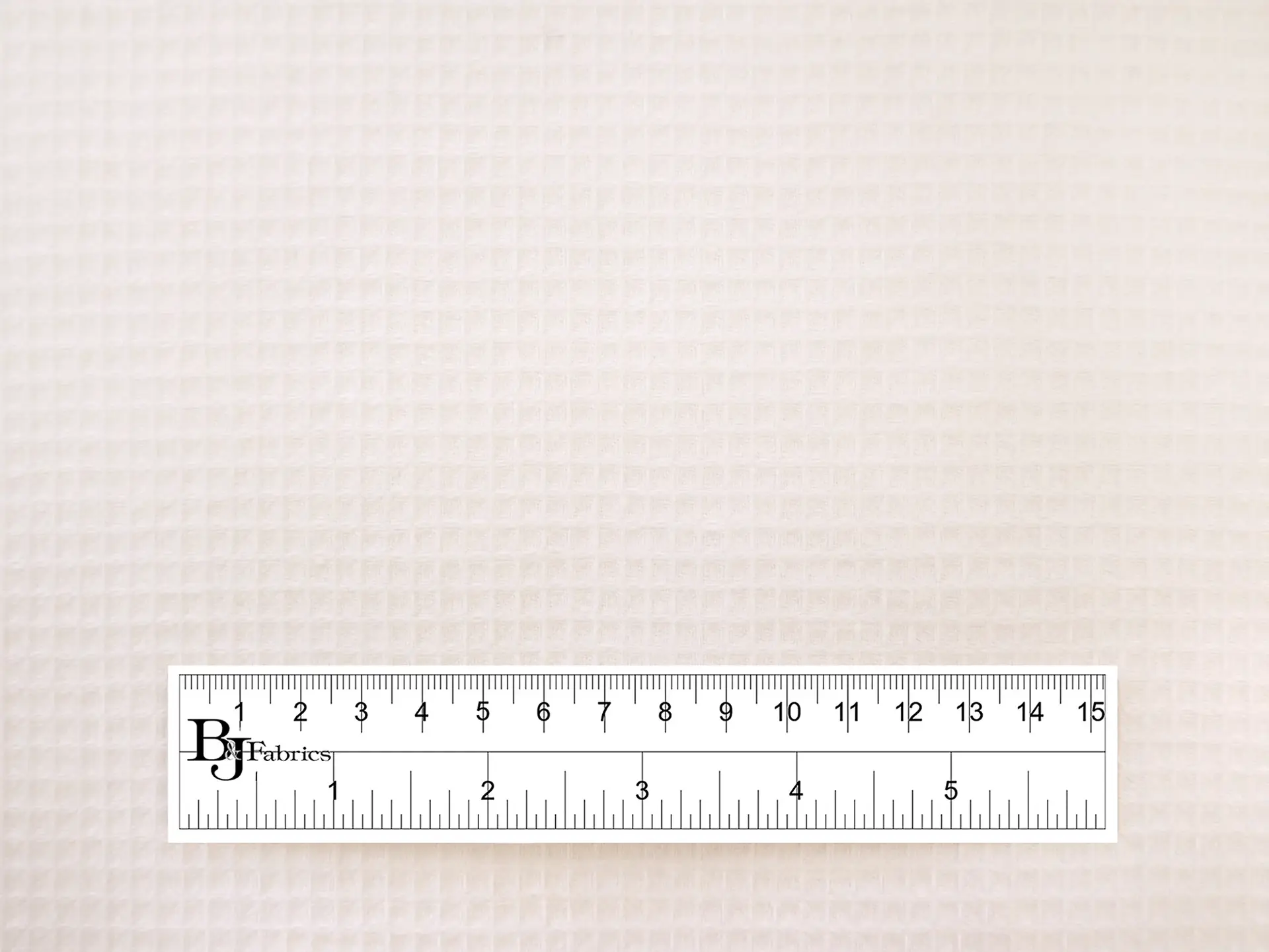 Linen Waffle Piqué in Ivory