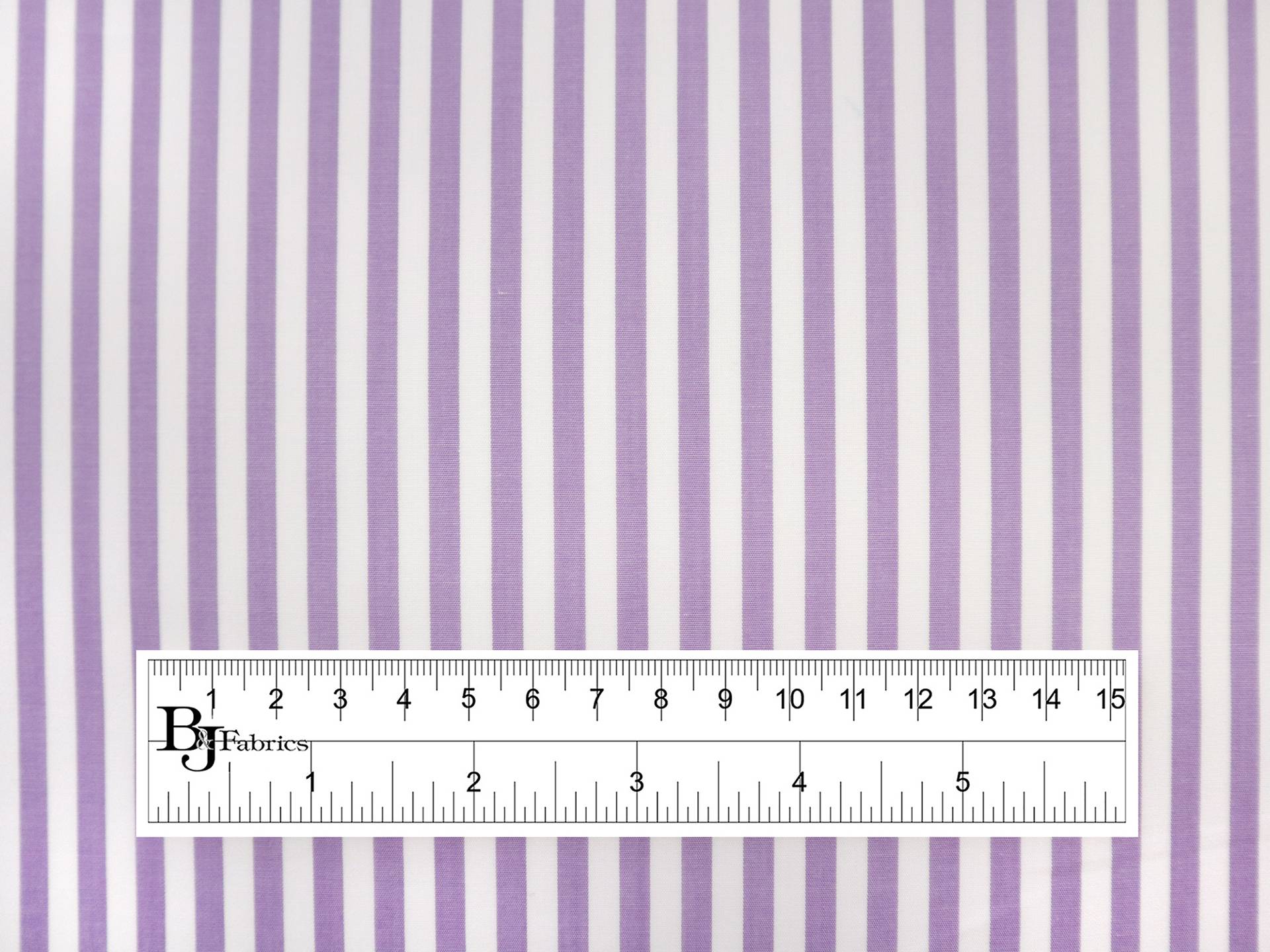 Pima Cotton Shirting Stripe in Violet