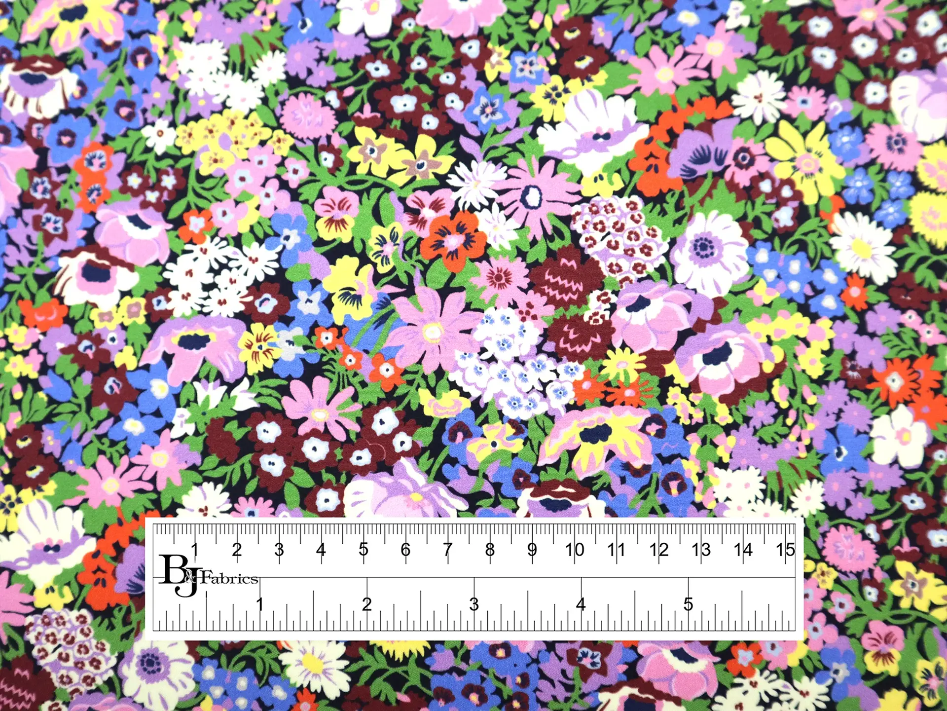Liberty Silk Crepe de Chine Floral Print